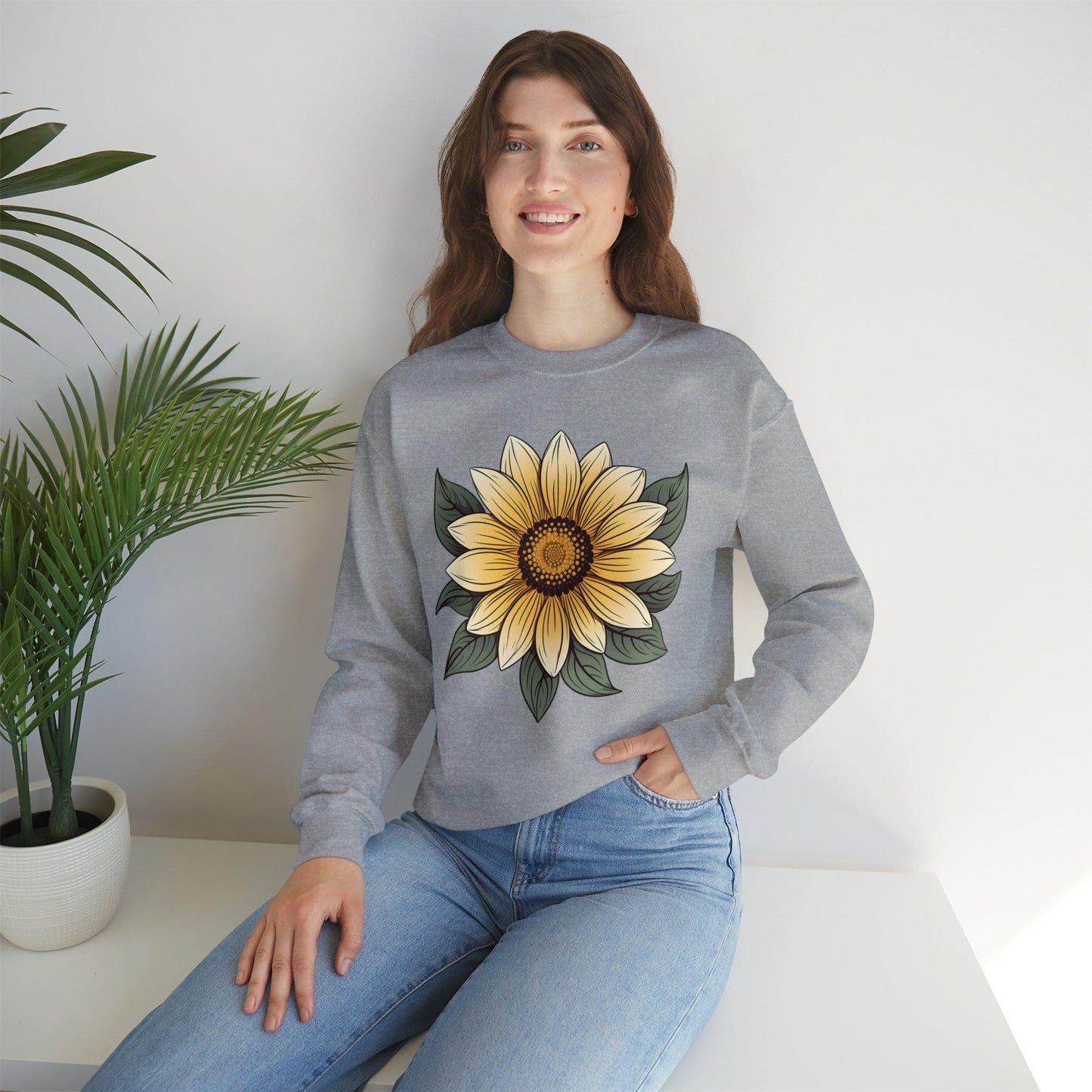 Flower Sweatshirt, Floral Sweatshirt Flower Sweatshirt Flower Sweater, Flower Shirt, Floral Print, Flower TShirt, Perfect Mothers Day Gift - Giftsmojo