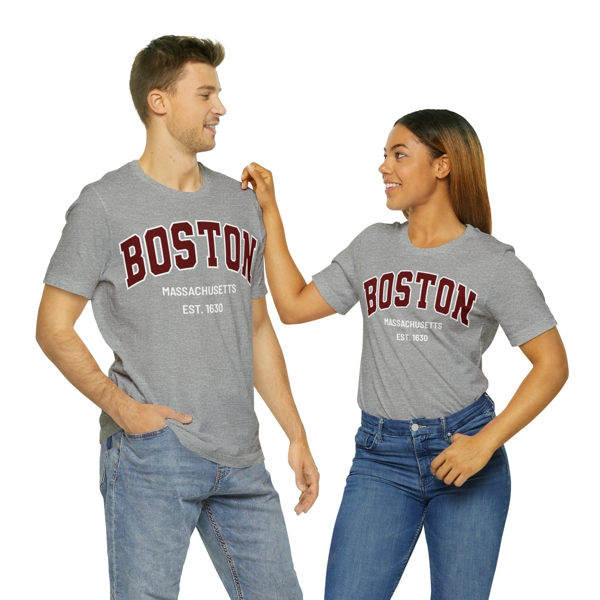 Boston Massachusetts T-shirt, Boston Shirt Boston Souvenir Boston TShirt, Boston Gift - Giftsmojo