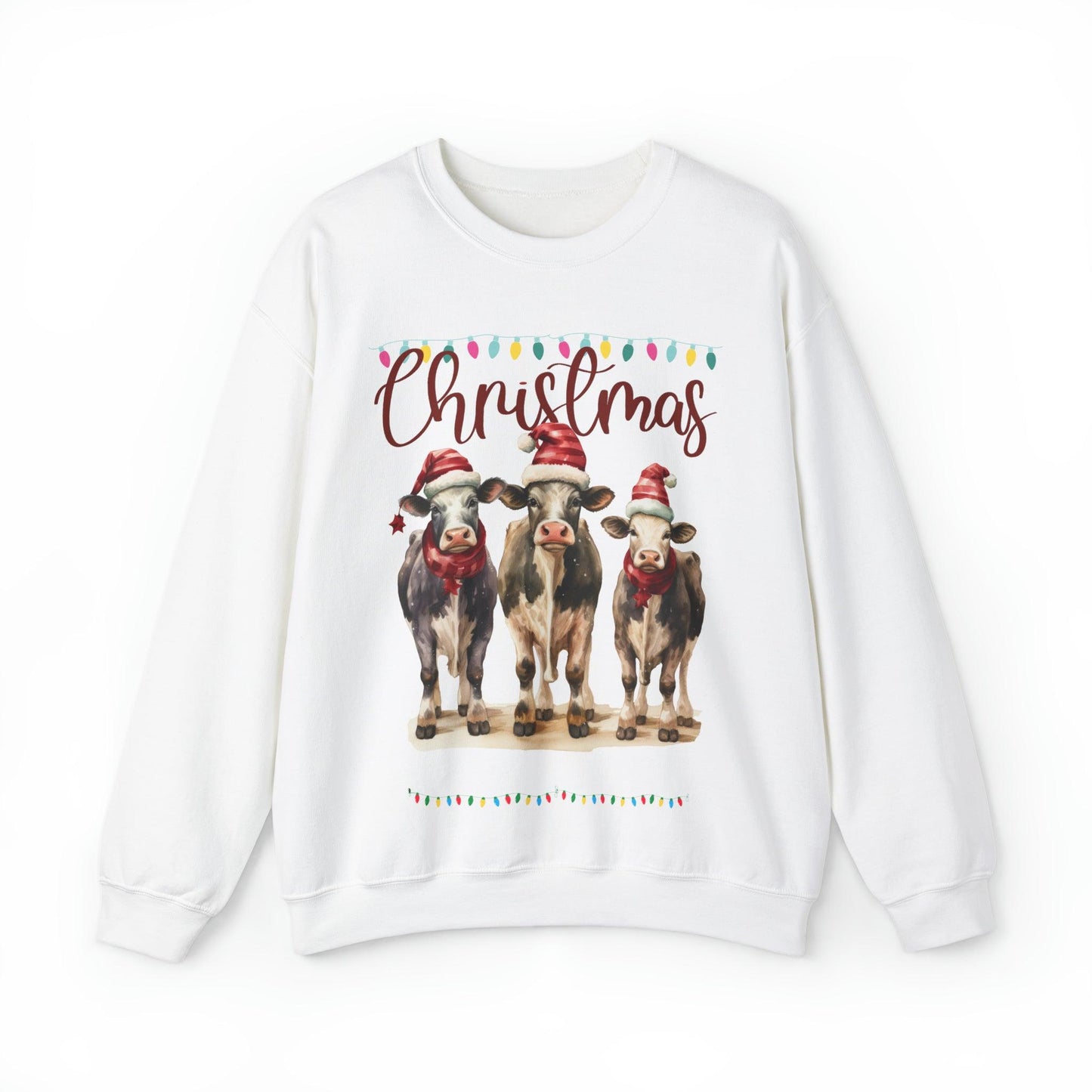 Farm Christmas Sweatshirt Christmas in The Barn Sweatshirt Christmas Farm Sweatshirt Christmas Sweater Trendy Christmas Shirt Farmers - Giftsmojo