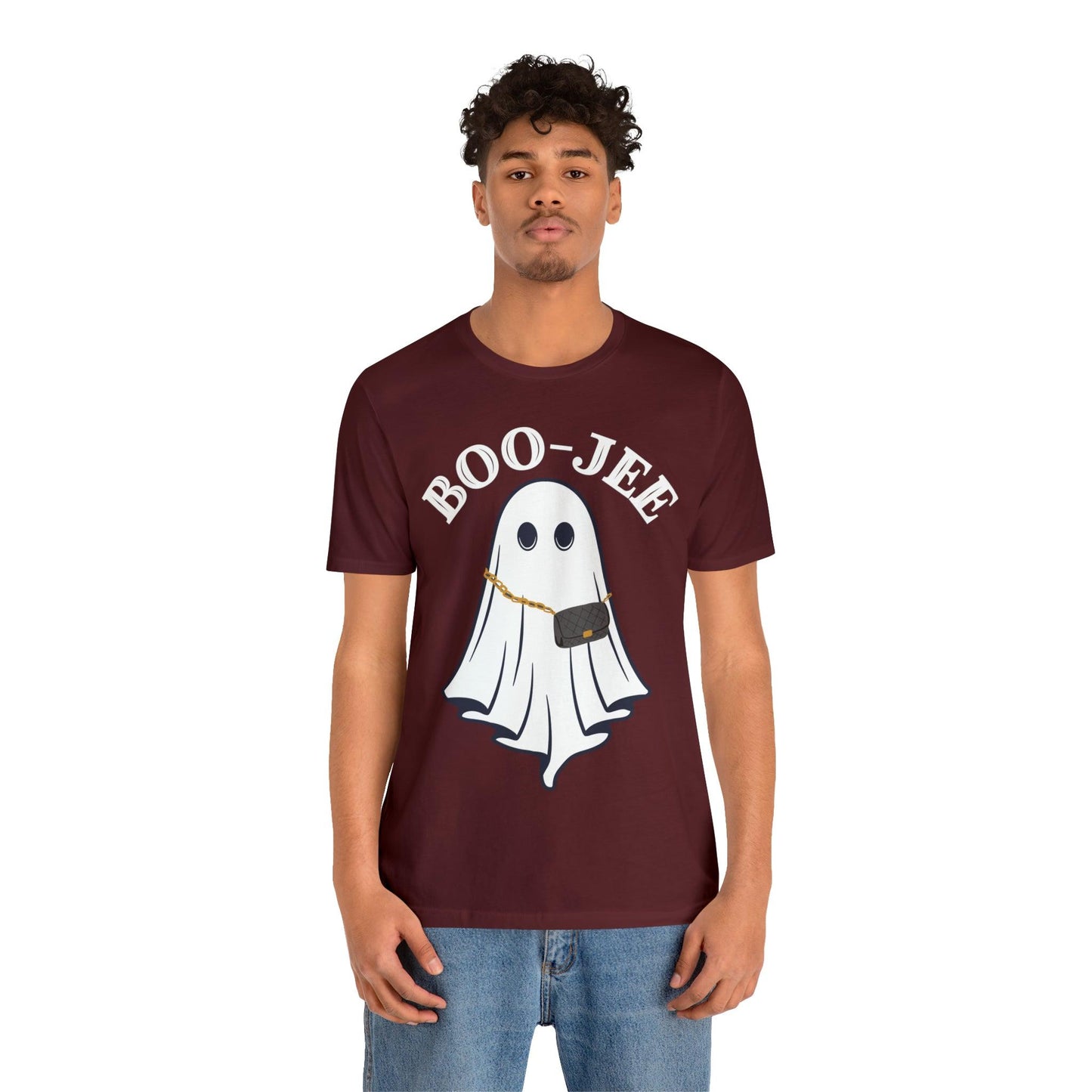 Cute Boo-Jee Ghost Halloween Shirt Vintage Ghost Halloween Costume Scary Halloween Tshirt, Vintage Shirt Boujee Halloween Tee - Giftsmojo