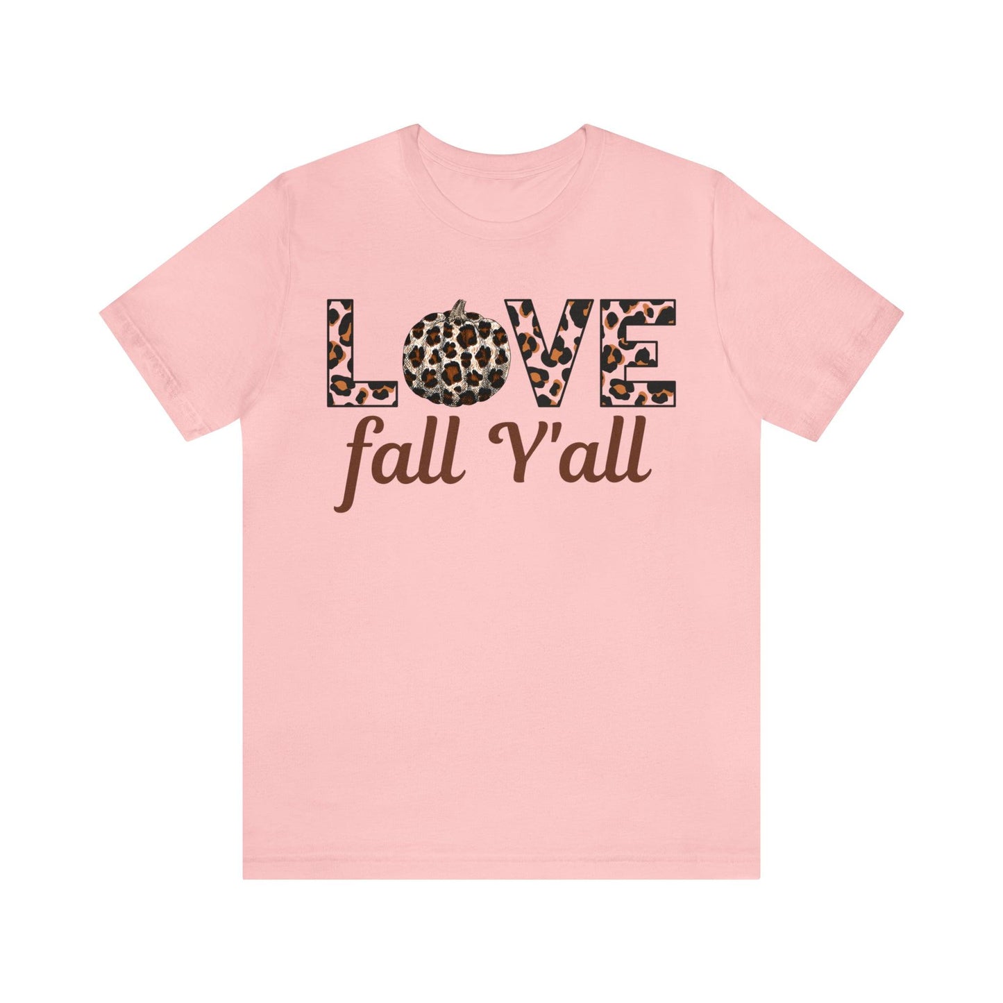 Leopard Print Love Fall Y'all Love Fall shirt Fall lover gift - Giftsmojo