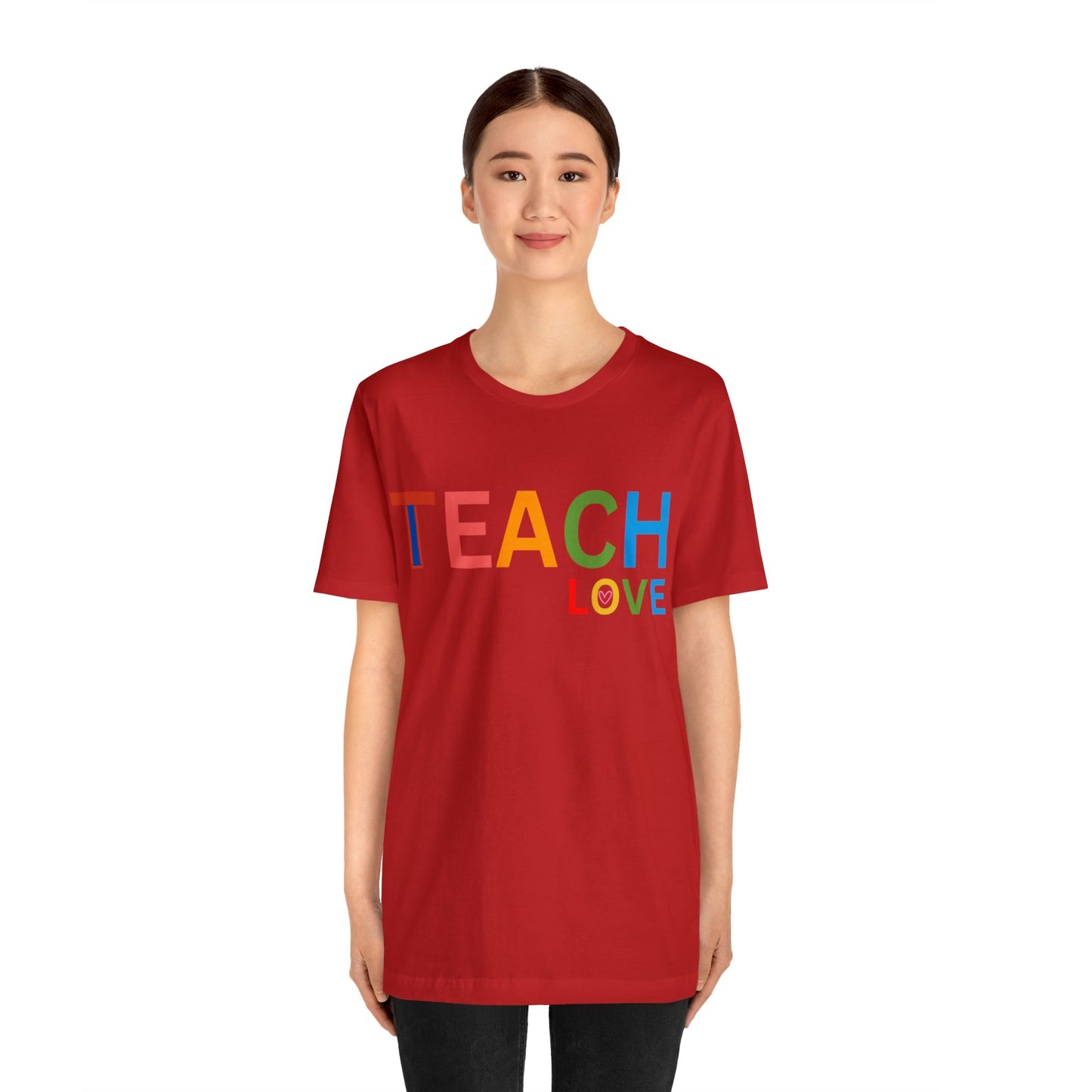 I Teach Love Shirt, Teacher Shirt, Teacher Appreciation Gift for Teachers