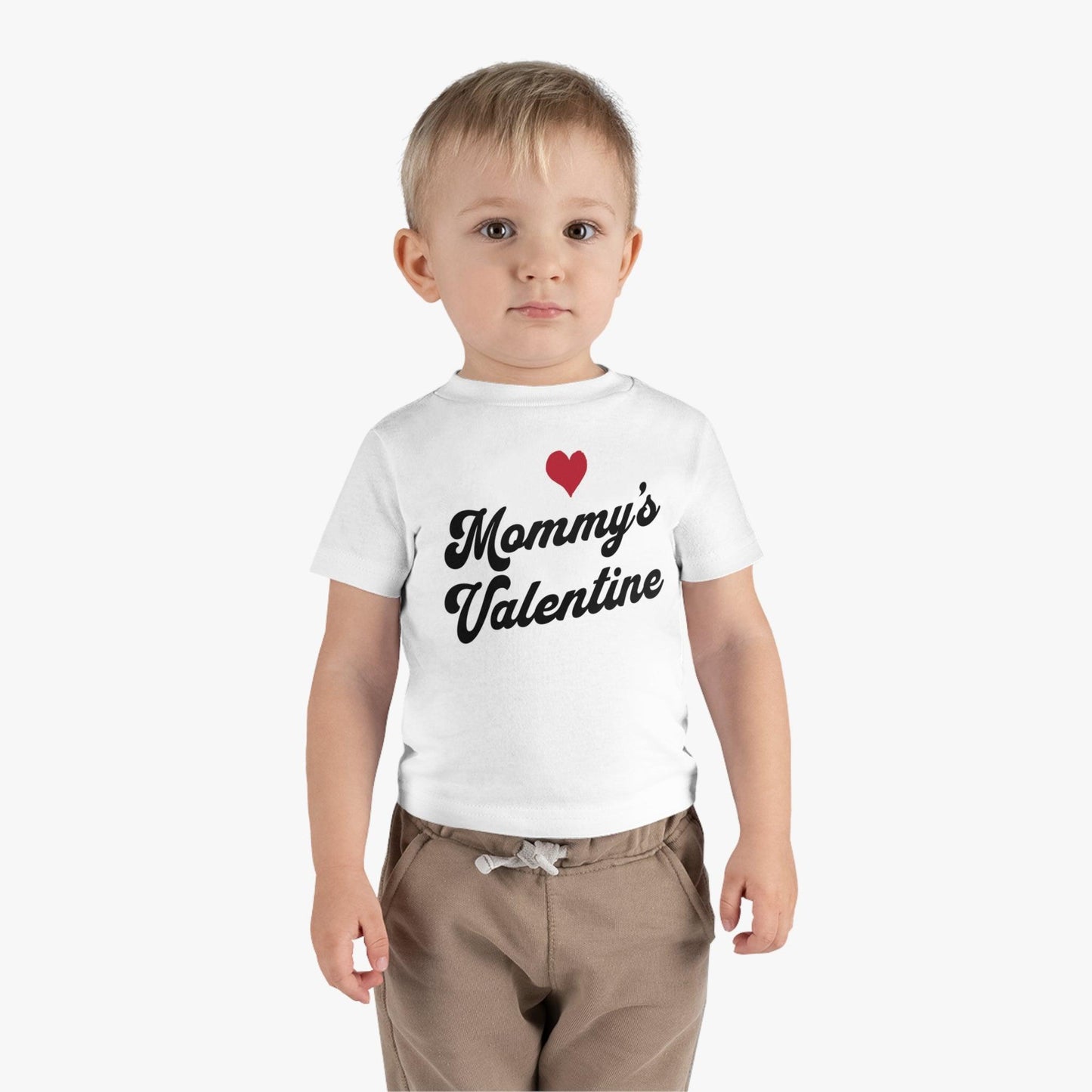 Mommy's Valentine - Kids Valentine day shirt - Giftsmojo