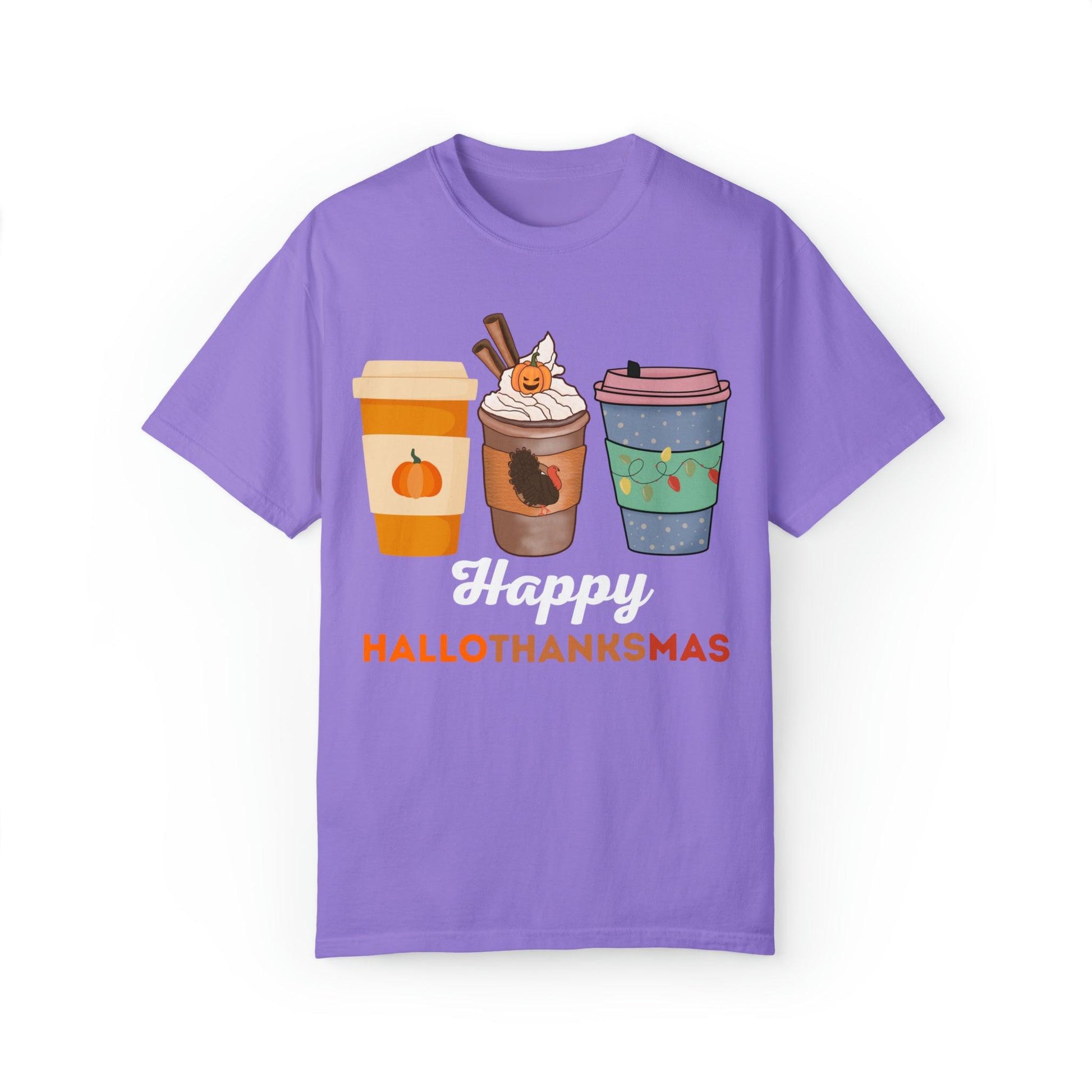 HALLOTHANKSMAS Gift for Fall Halloween Thanksgiving Christmas Gift - Giftsmojo