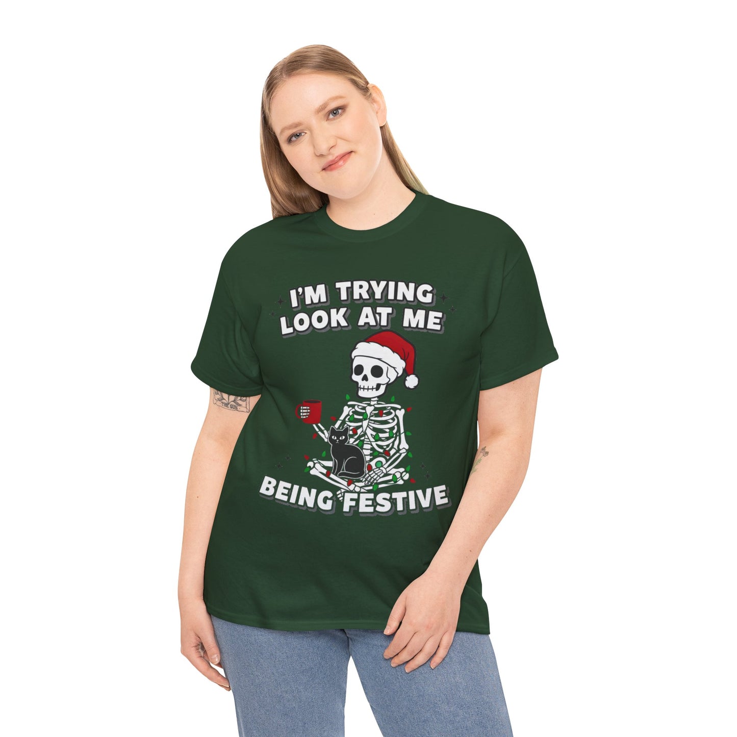 Christmas Skeleton Unisex Tee