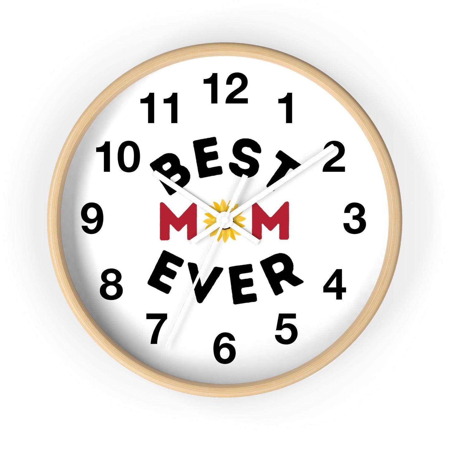 Best mom Ever clock, Wall Clock, Home decor gift, House Warming gift, New Home Gift, Mom gift