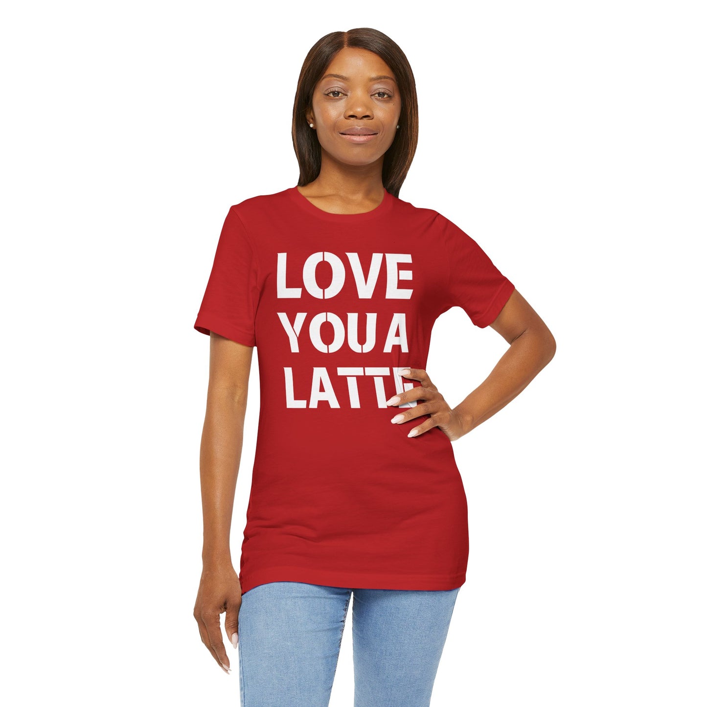 Coffee Lover Unisex Tee - Love You A Latte