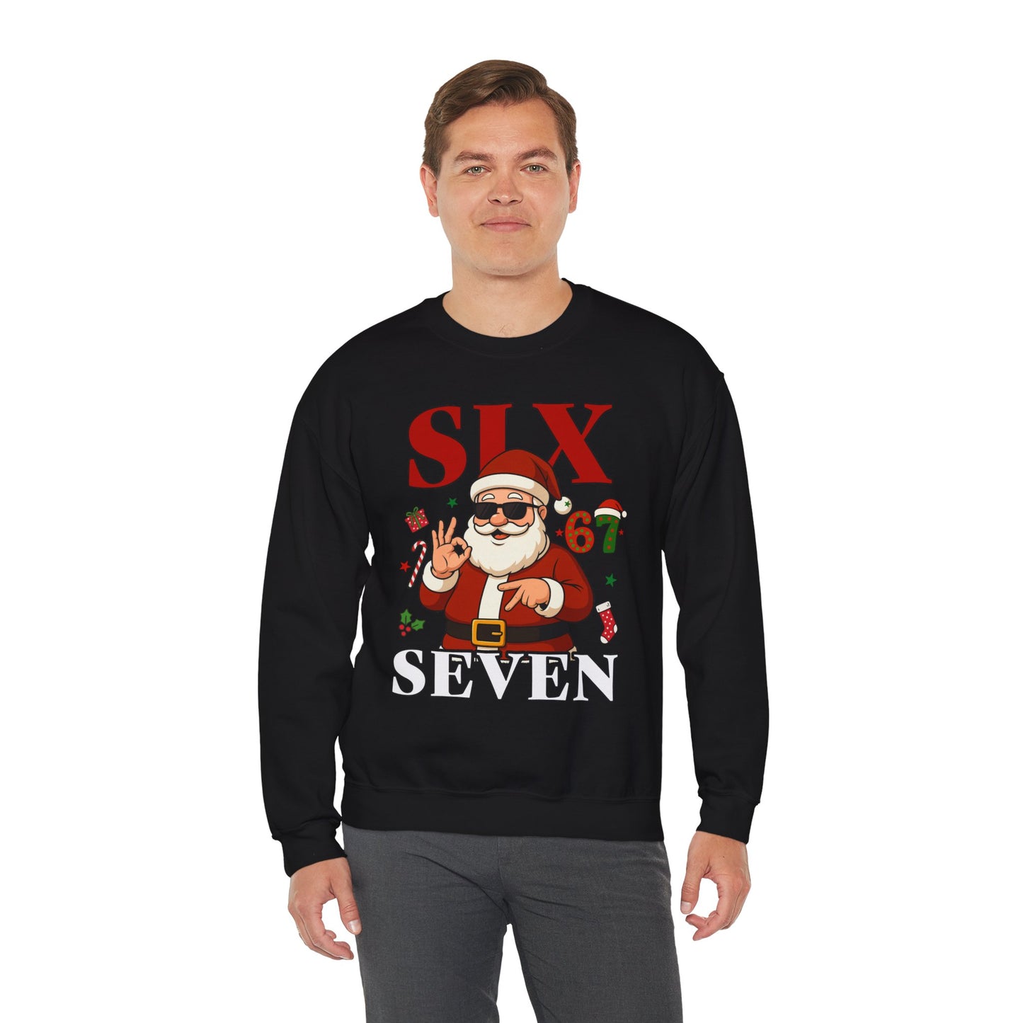 Six Seven Santa Sweatshirt