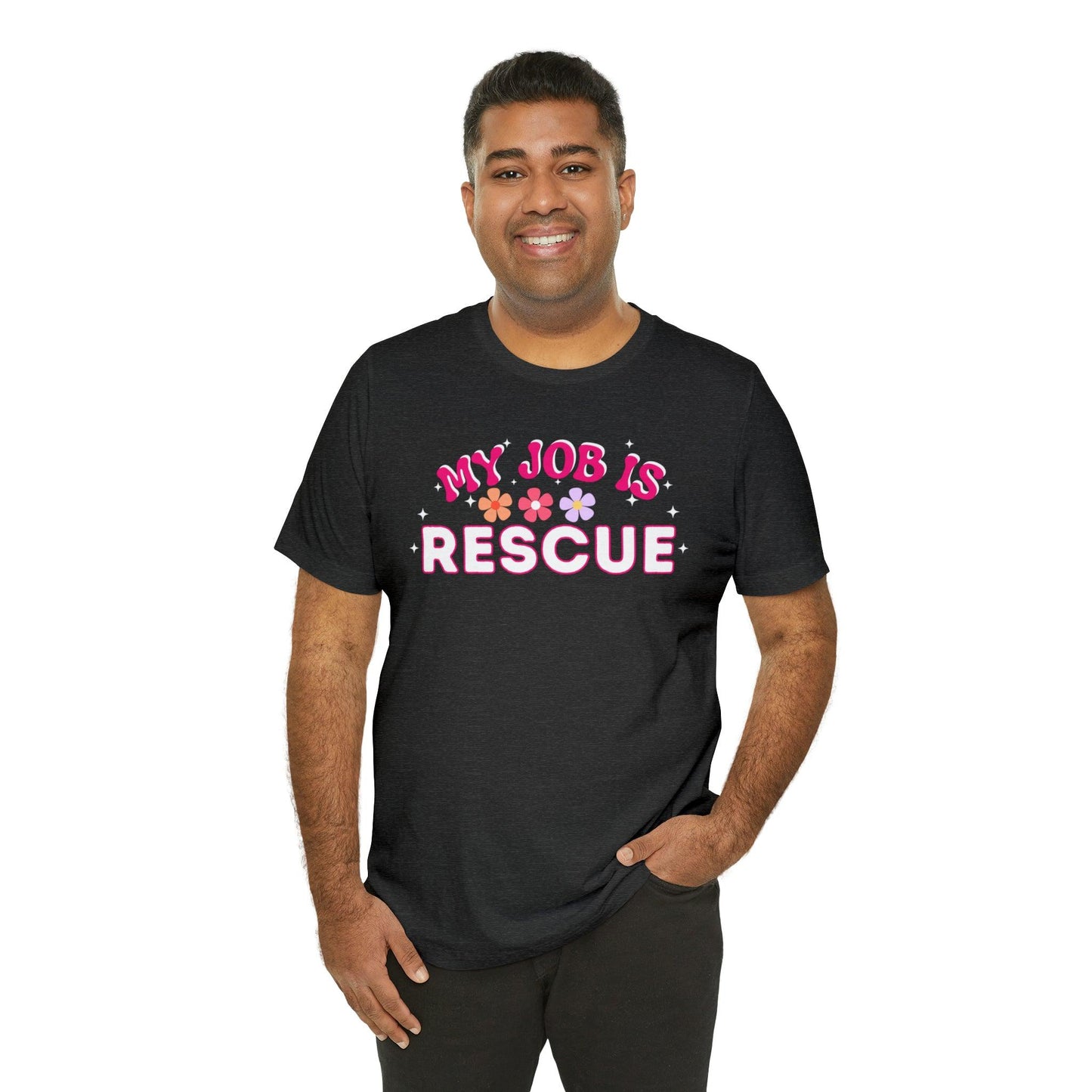 My Job is Rescue Shirt Firefighter Shirt Coast Guard Shirt Paramedic, Lifeguard, - Giftsmojo