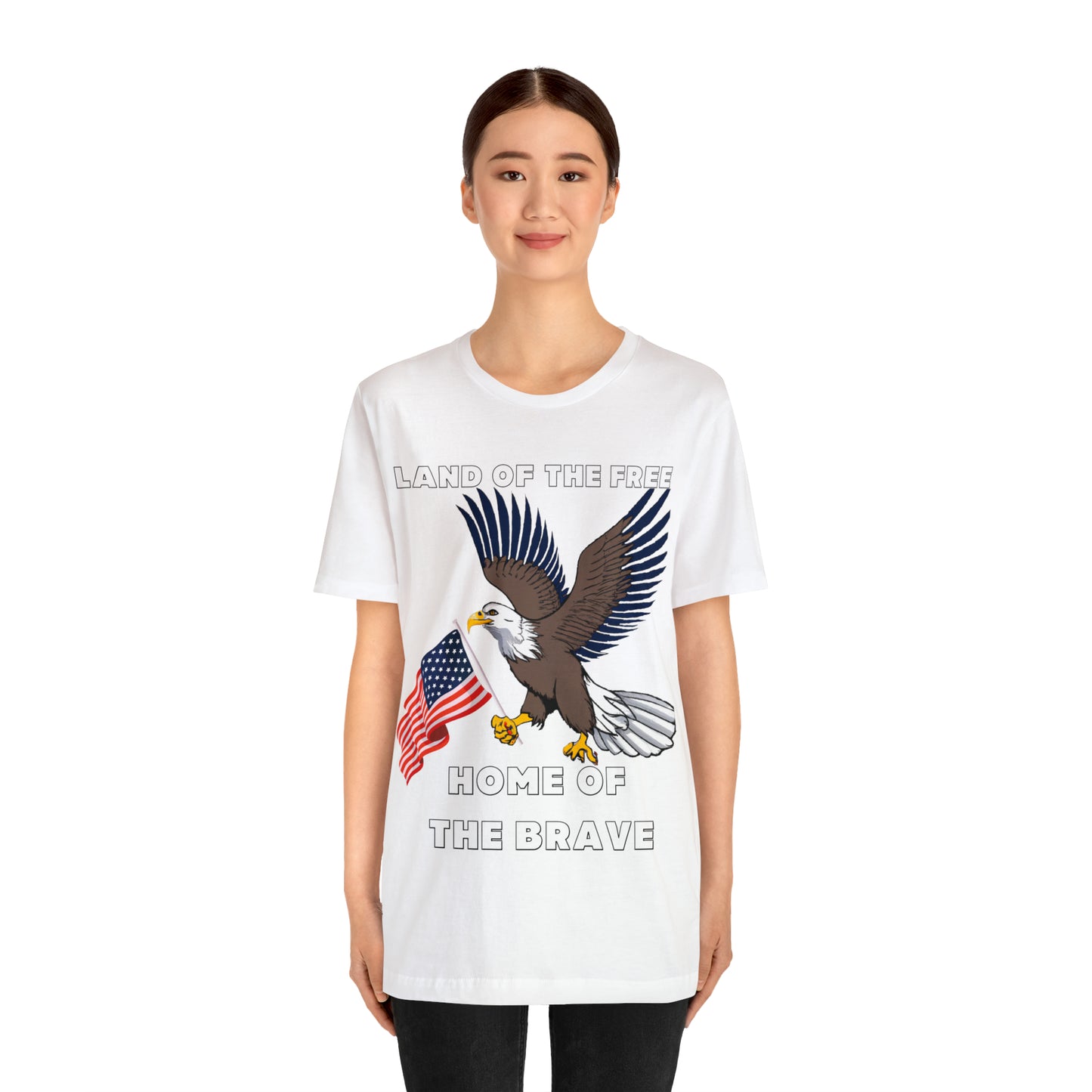 Celebrate Independence Day with Patriotic Shirts: Land of the free, Home of the Brave Shirt for Women and Men