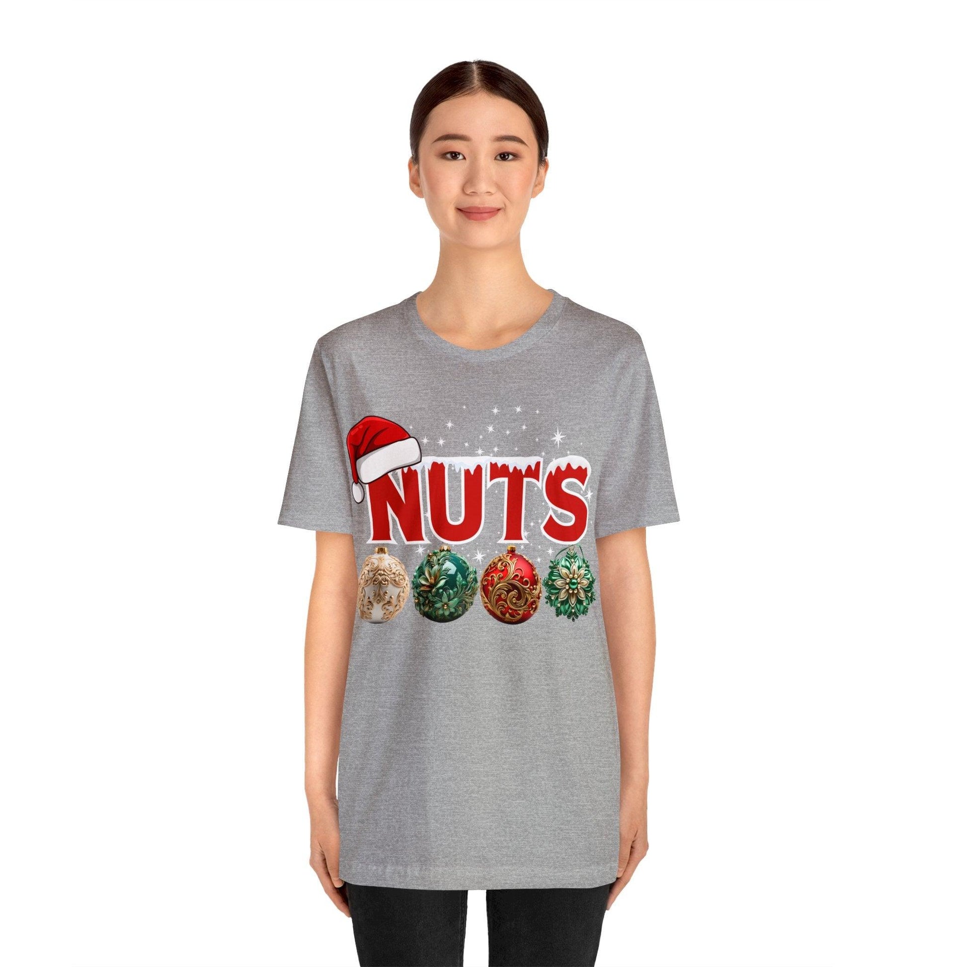 Funny Christmas Matching Shirt Chest Nuts Couples Matching Shirts Holiday Shirt Cute Christmas Shirt Couple Sweater, Family Tee - Giftsmojo