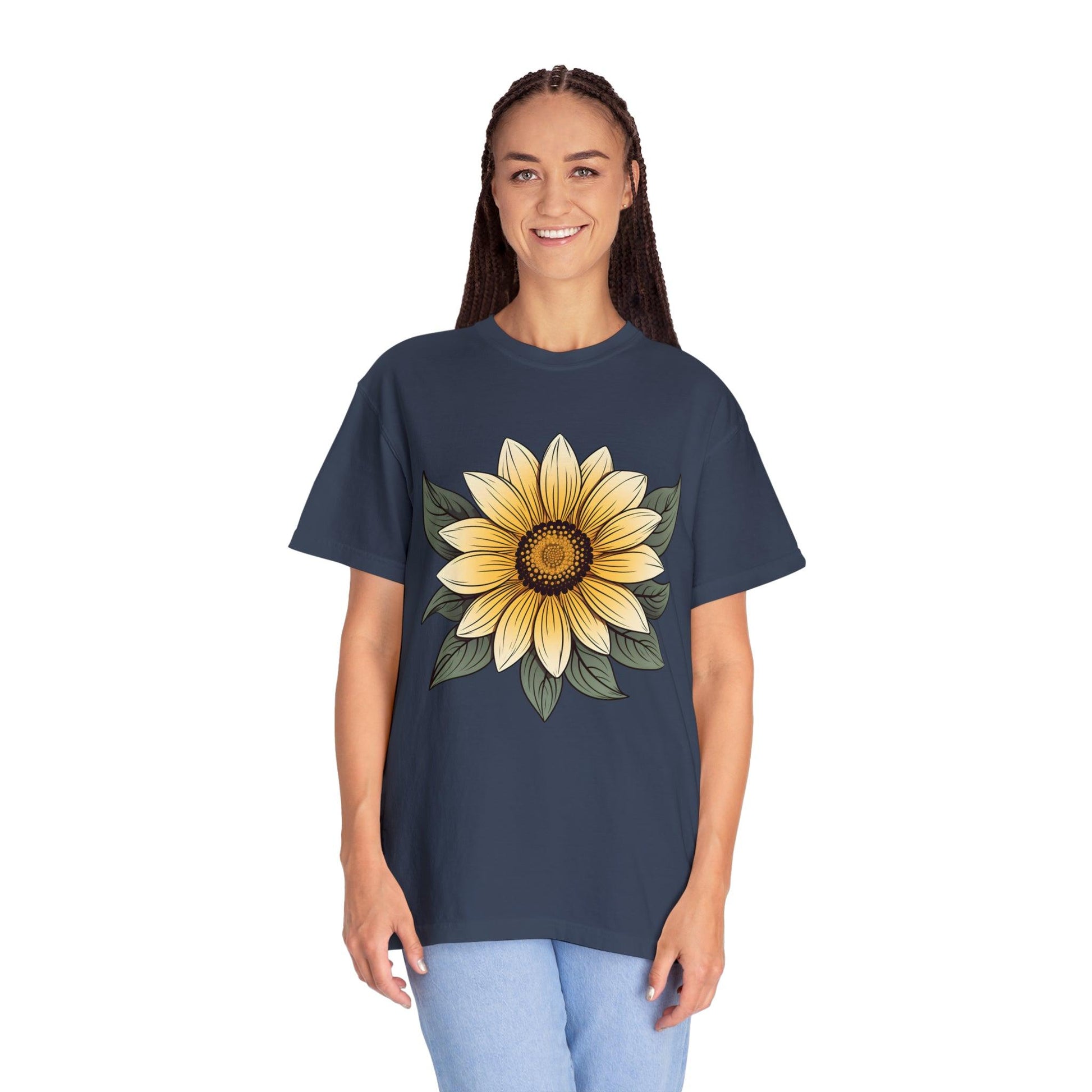 Sunflower Shirt Flower Shirt Aesthetic, Floral Graphic Tee Floral Shirt Flower T-shirt, Wild Flower Shirt Gift For Her Wildflower T-shirt - Giftsmojo