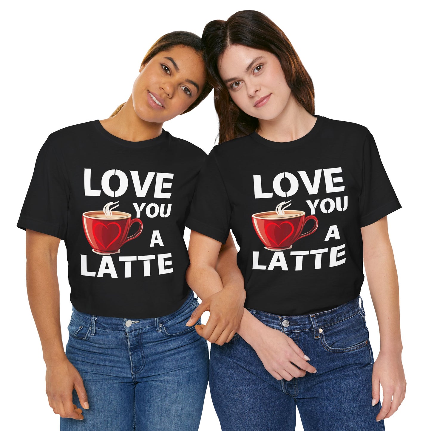 Coffee Lover Unisex Tee - Love You A Latte