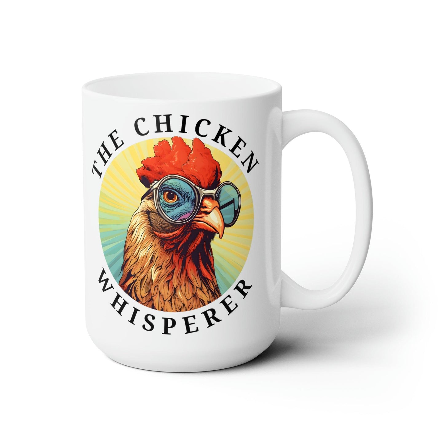 Funny Chicken Cup, Roster Mug Retro Vintage Mug The Chicken Whisperer Mug Chicken Coffee Mug