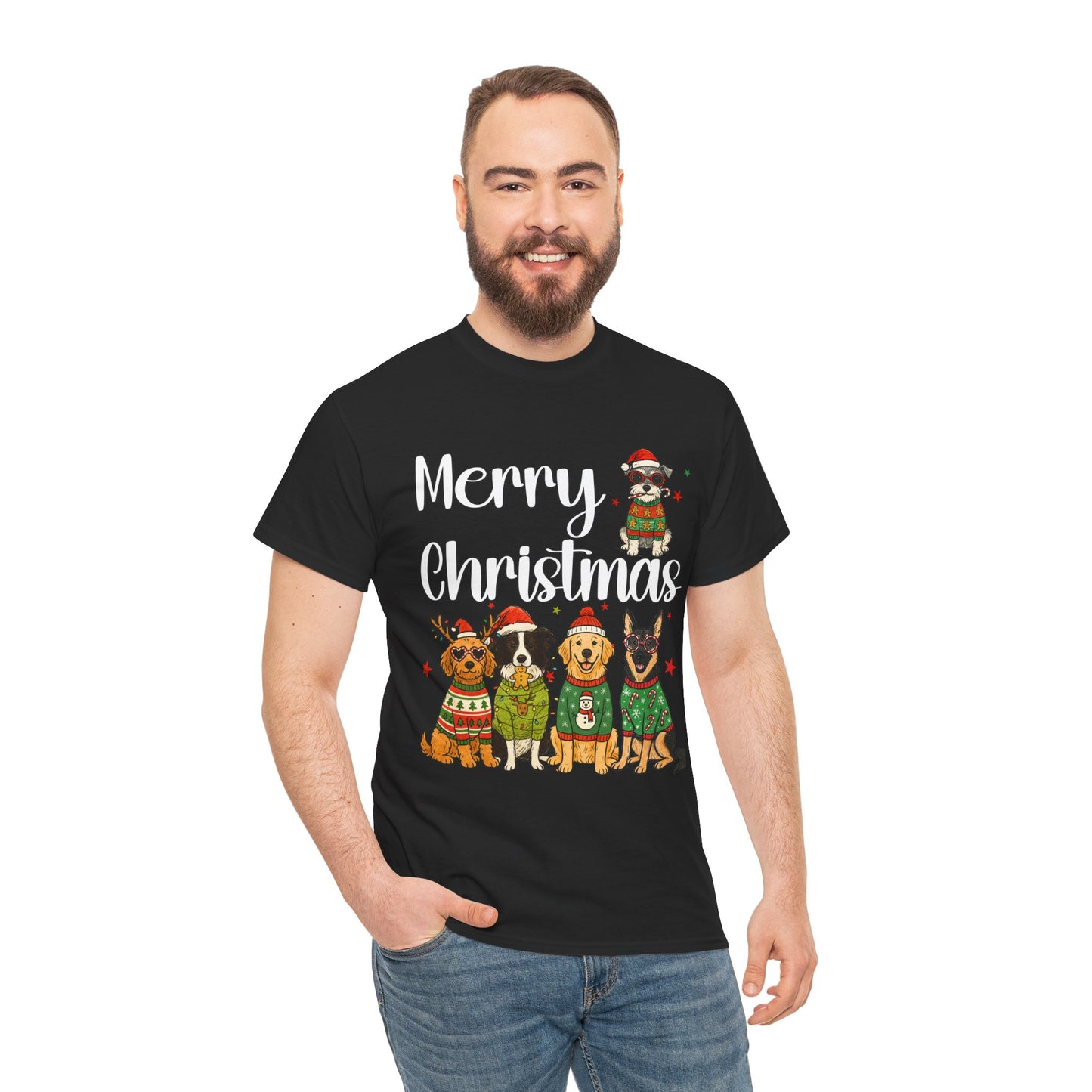 Dog Lover Christmas Tee