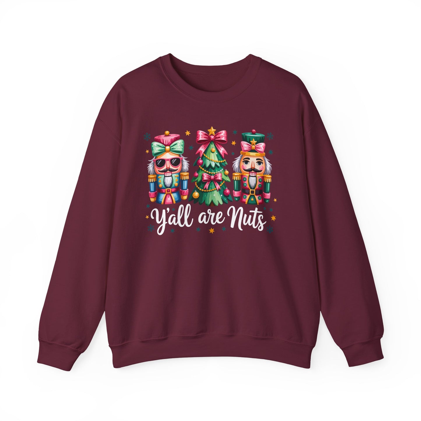 Nutcracker Characters and Christmas Tree Sweatshirt