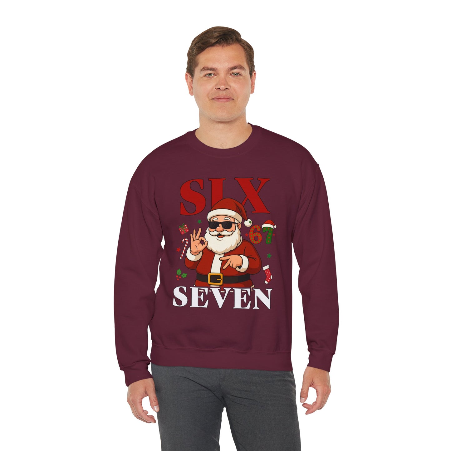 Six Seven Santa Sweatshirt