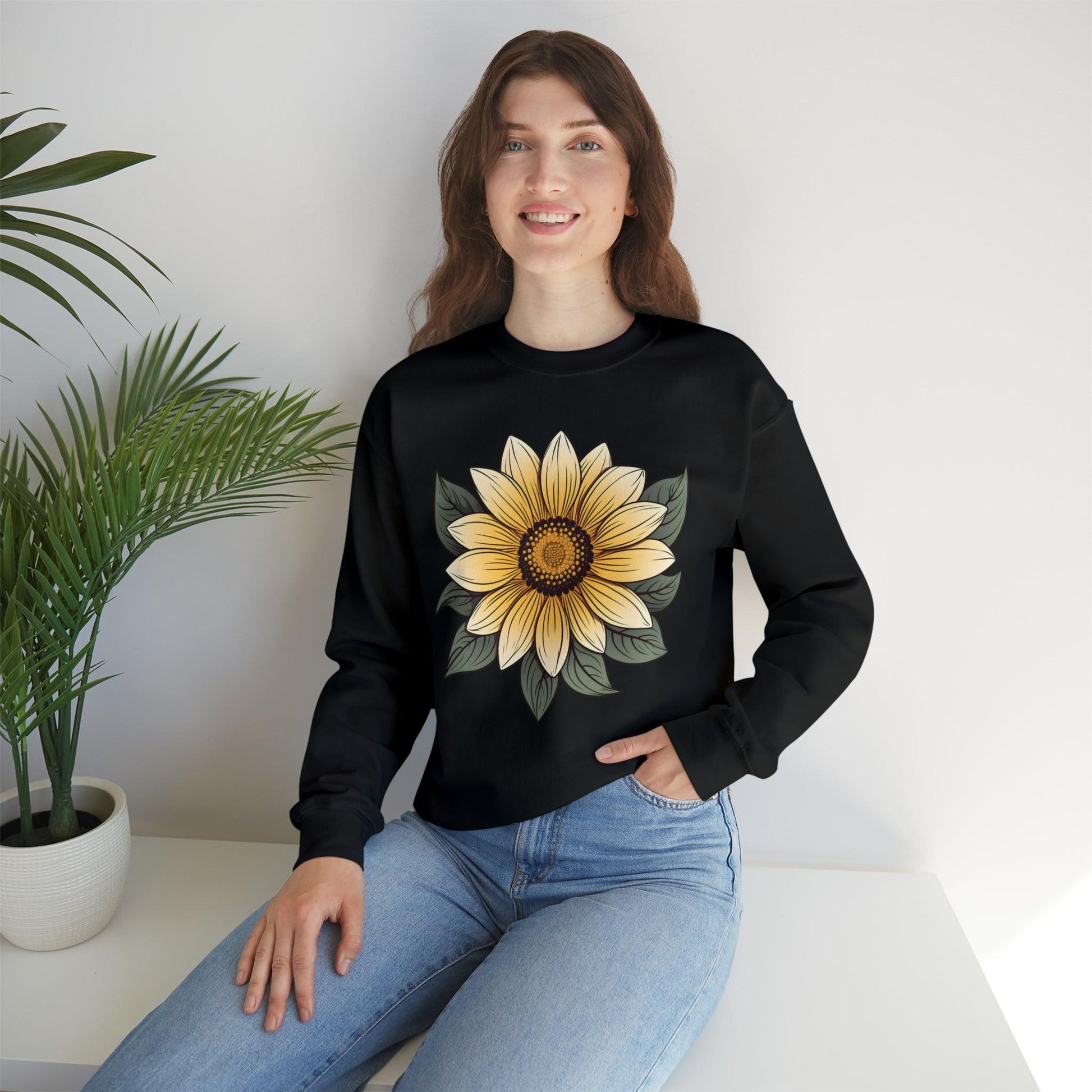 Flower Sweatshirt, Floral Sweatshirt Flower Sweatshirt Flower Sweater, Flower Shirt, Floral Print, Flower TShirt, Perfect Mothers Day Gift - Giftsmojo