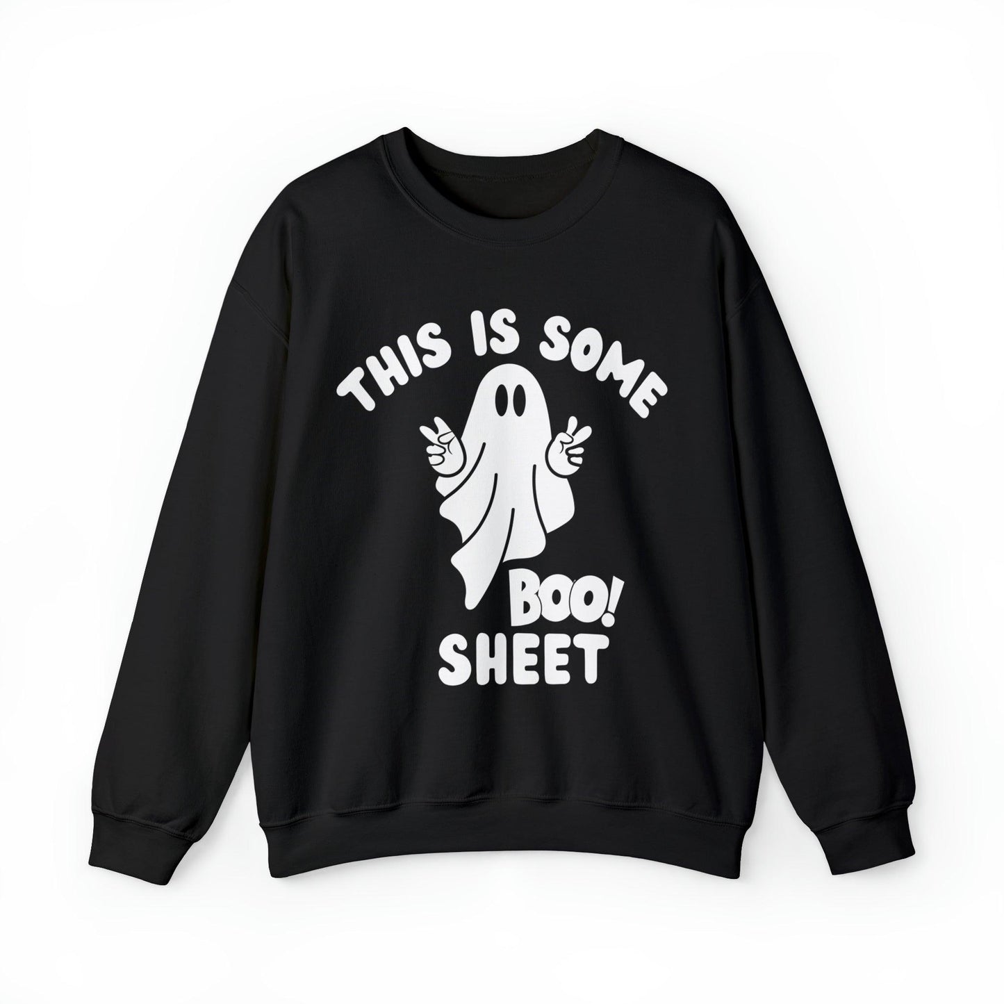 This Is Some Boo Sheet Ghost Sweatshirt Cute Ghost Sweatshirt Boo Ghost Sweatshirt Gift Shirt Funny Halloween Shirt Spooky Season Shirt - Giftsmojo