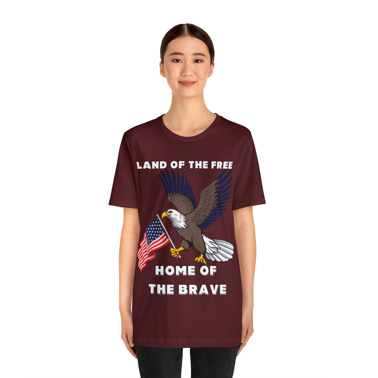 Celebrate Independence Day with Patriotic Shirts: Land of the free, Home of the Brave Shirt for Women and Men