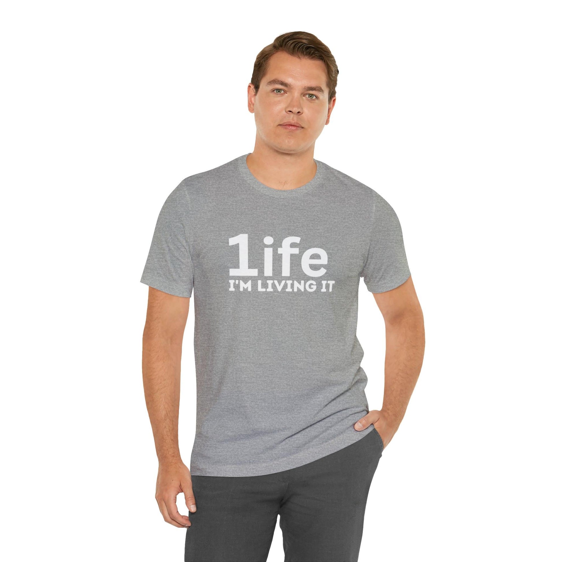 One Life I'M Living It Shirt One life Shirt 1life shirt Live Your Life You Only Have One Life To Live Shirt - Giftsmojo