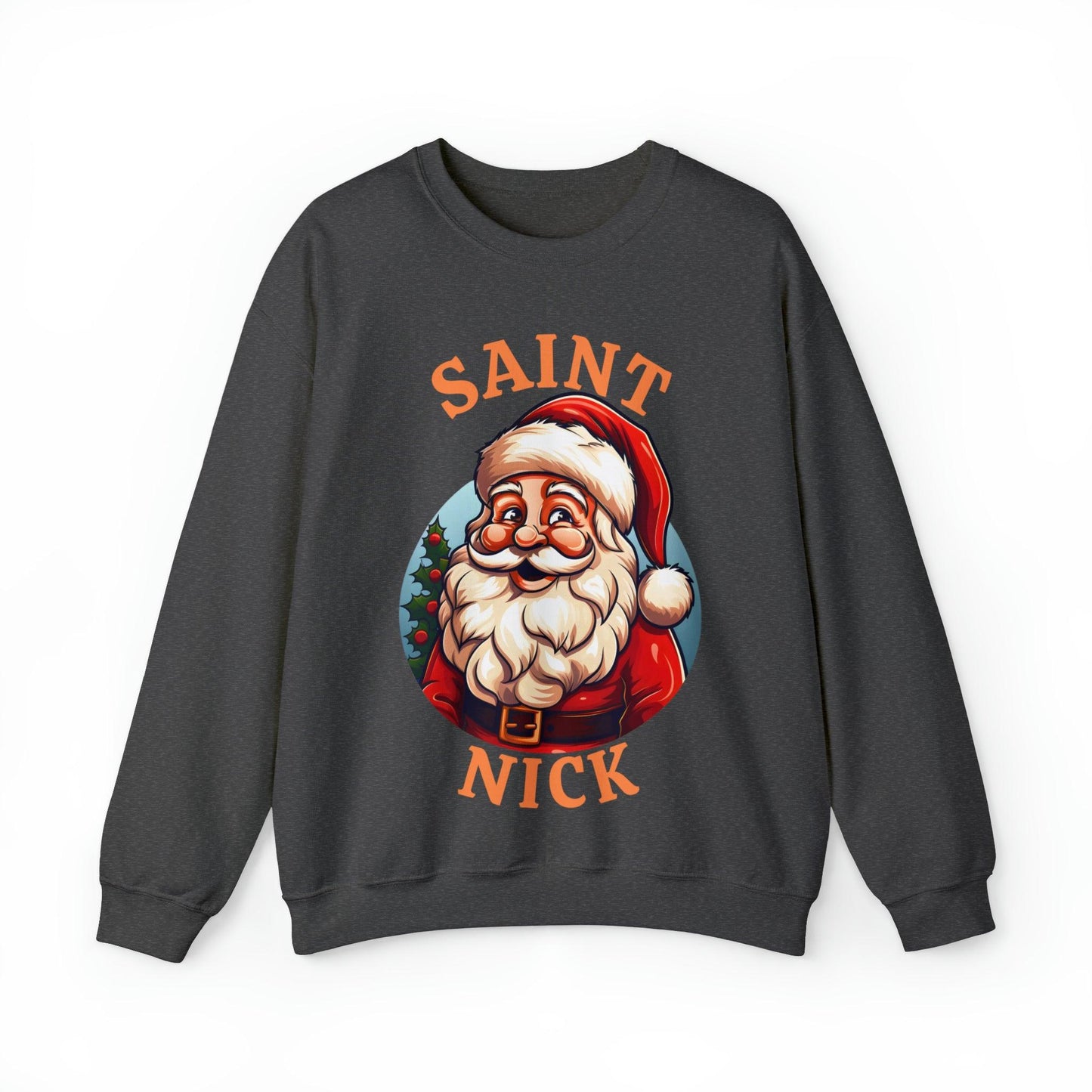 Saint Nick Shirt Christmas Santa Sweatshirt Santa Sweater Christmas Sweater Christmas Shirt Santa Claus Shirt - Giftsmojo