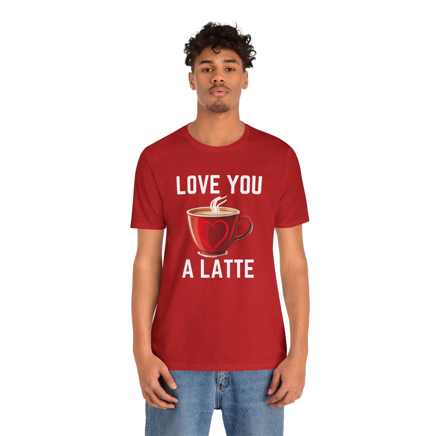 Coffee Lover Unisex Tee - Love You A Latte