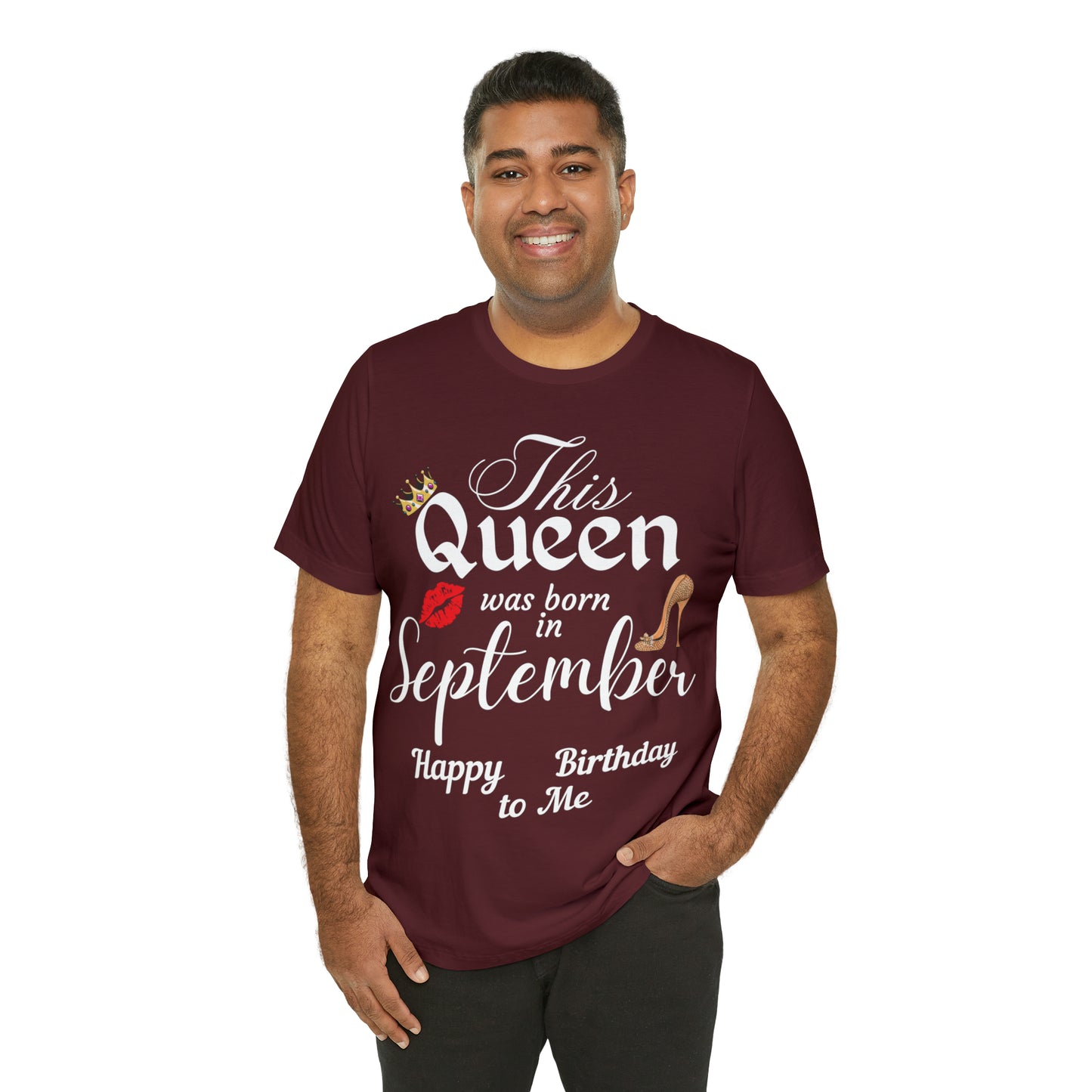 Birthday Queen Shirt, Gift for Birthday, This Queen was born in September Shirt, Funny Queen Shirt, Funny Birthday Shirt, Birthday Gift