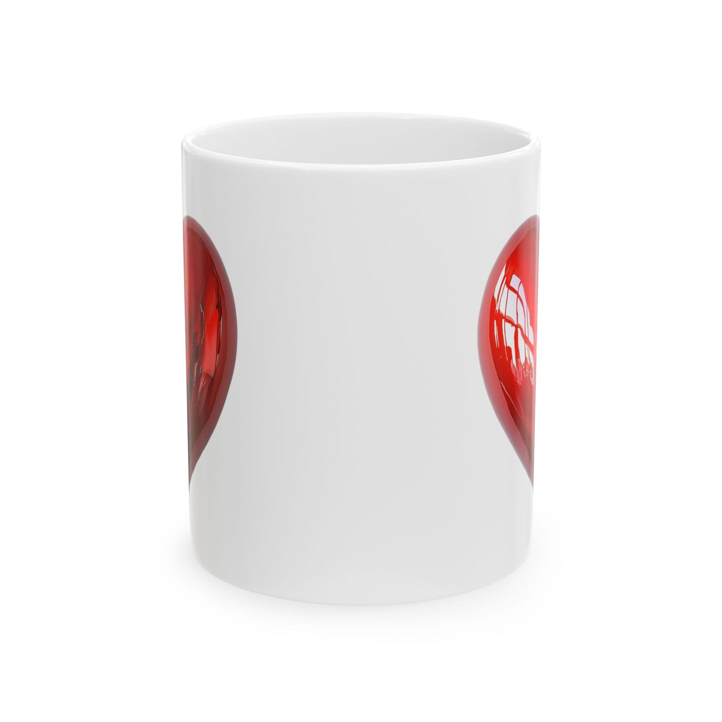 Mug Love Heart Coffee Cup 11oz 15oz