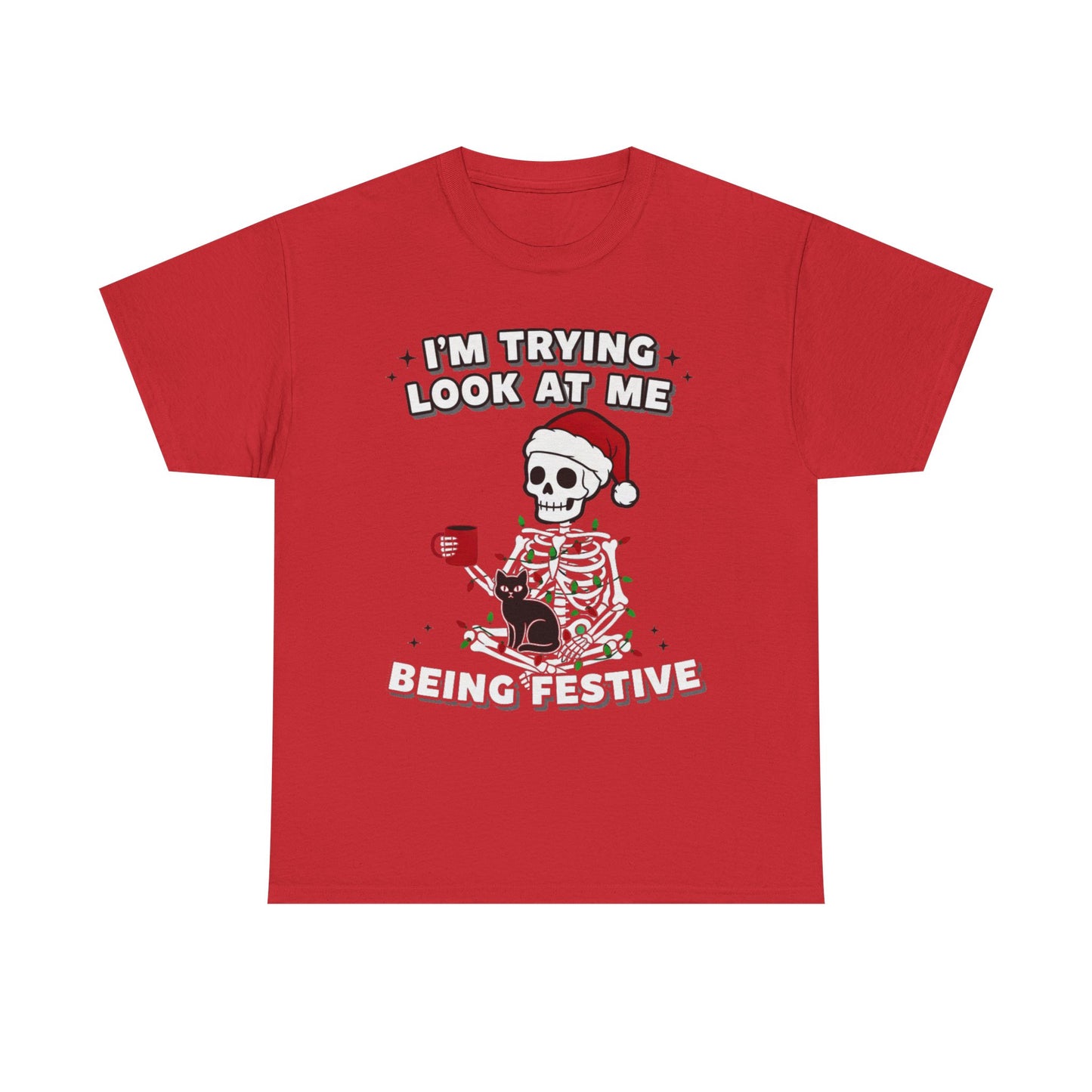 Christmas Skeleton Unisex Tee