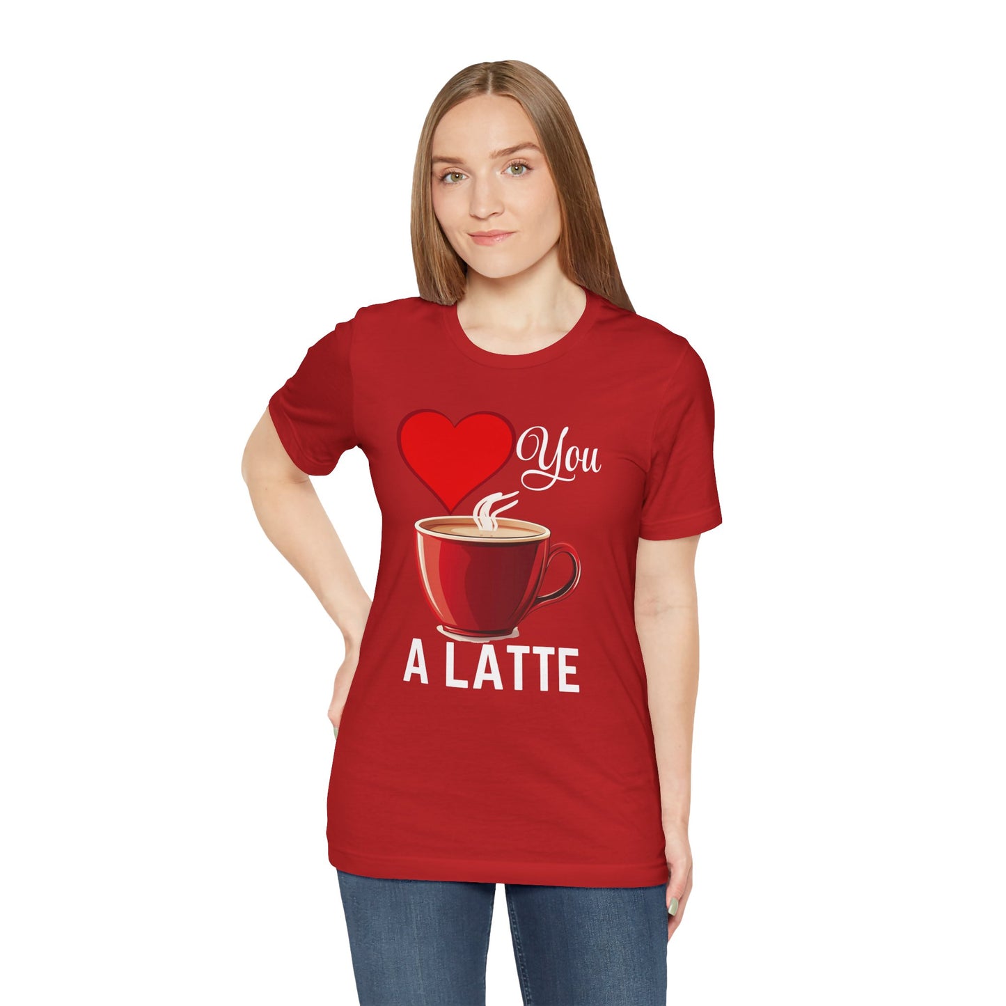 Coffee Lover Unisex Tee - Love You A Latte