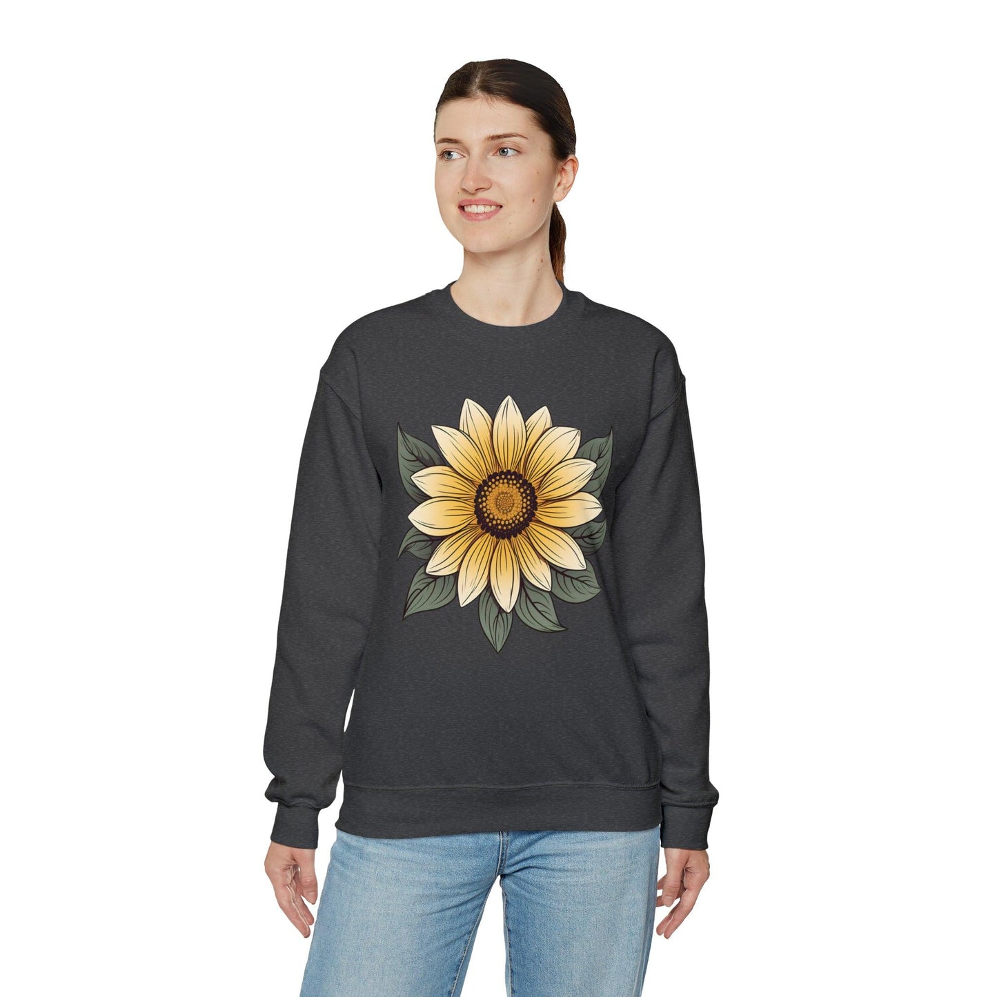 Flower Sweatshirt, Floral Sweatshirt Flower Sweatshirt Flower Sweater, Flower Shirt, Floral Print, Flower TShirt, Perfect Mothers Day Gift - Giftsmojo