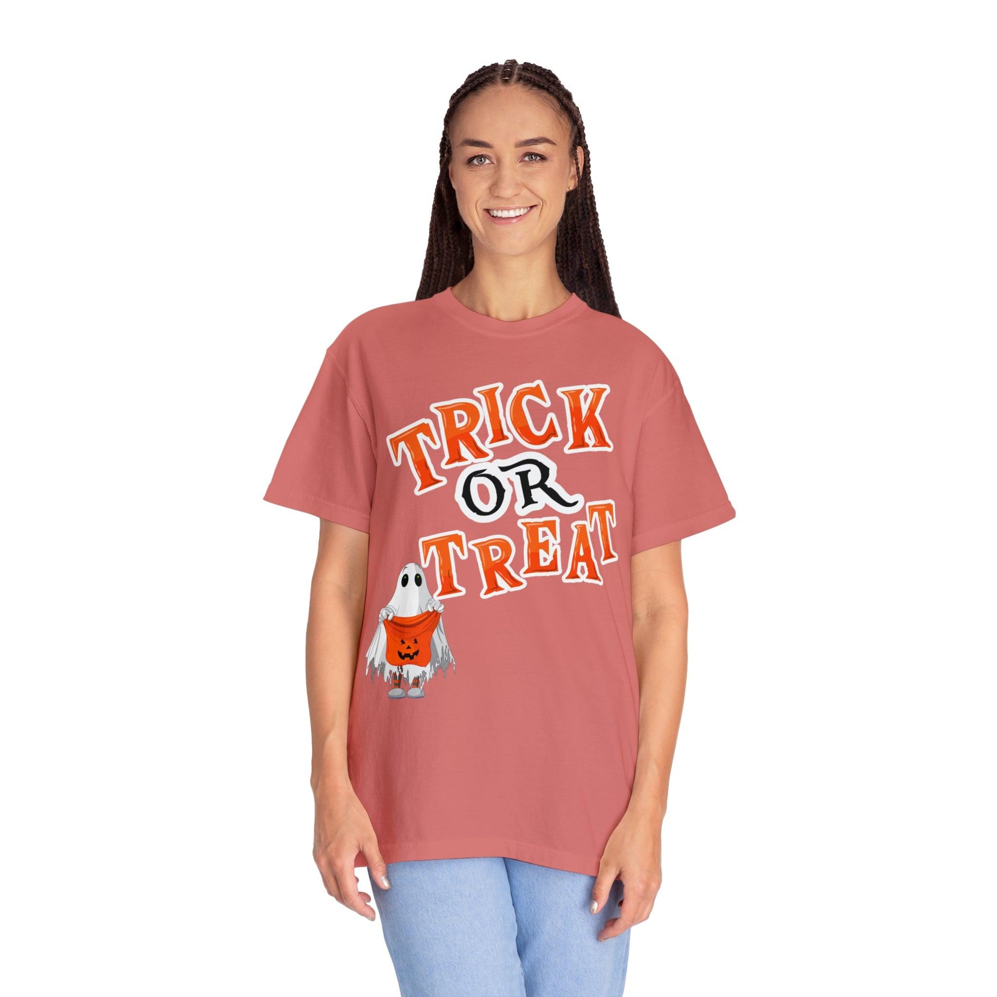 Embrace Halloween Cuteness with Our Cute Trick or Treat Shirt for Women and Men - Limited Edition - Giftsmojo