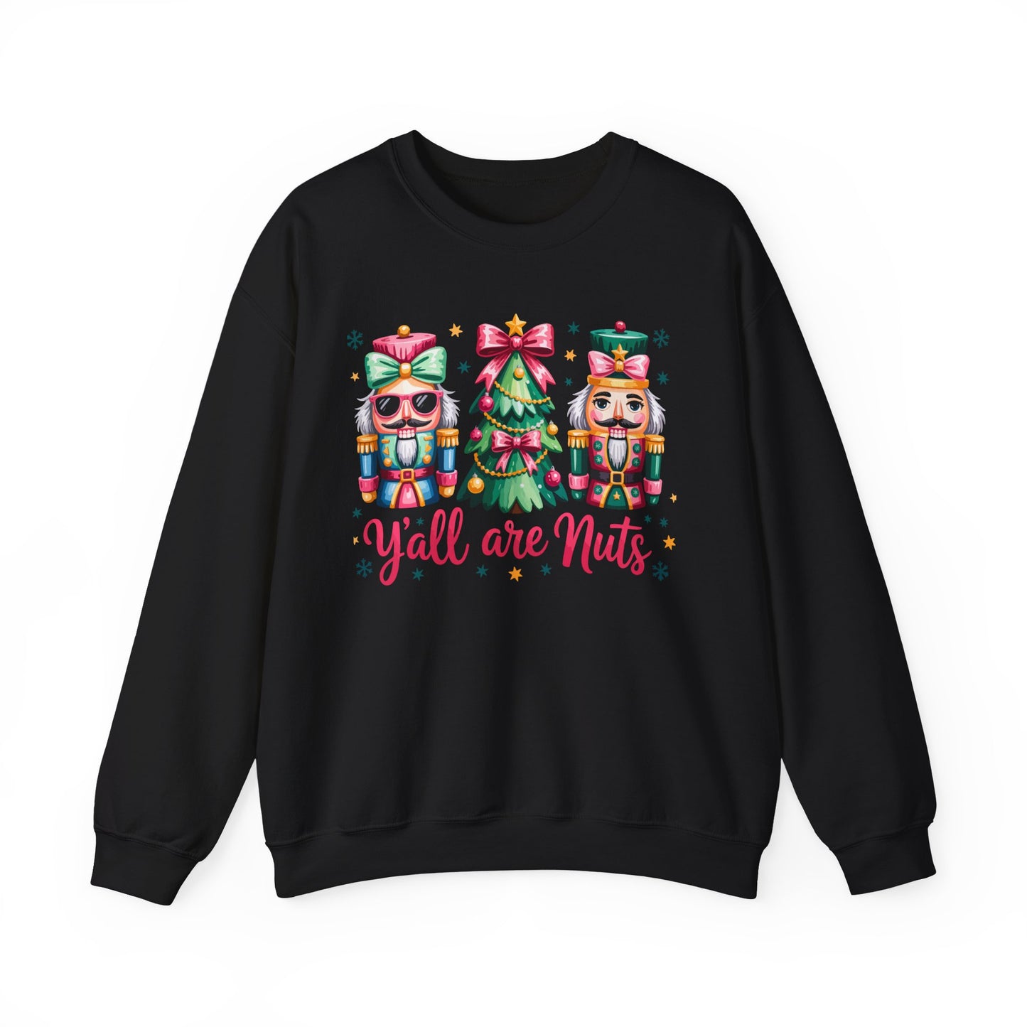 Nutcracker Characters and Christmas Tree Sweatshirt | Holiday Crewneck