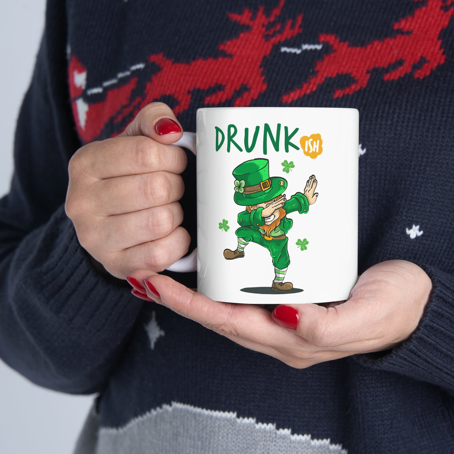St Patrick's Day Mug  Drunk ish Ceramic Mug 11oz