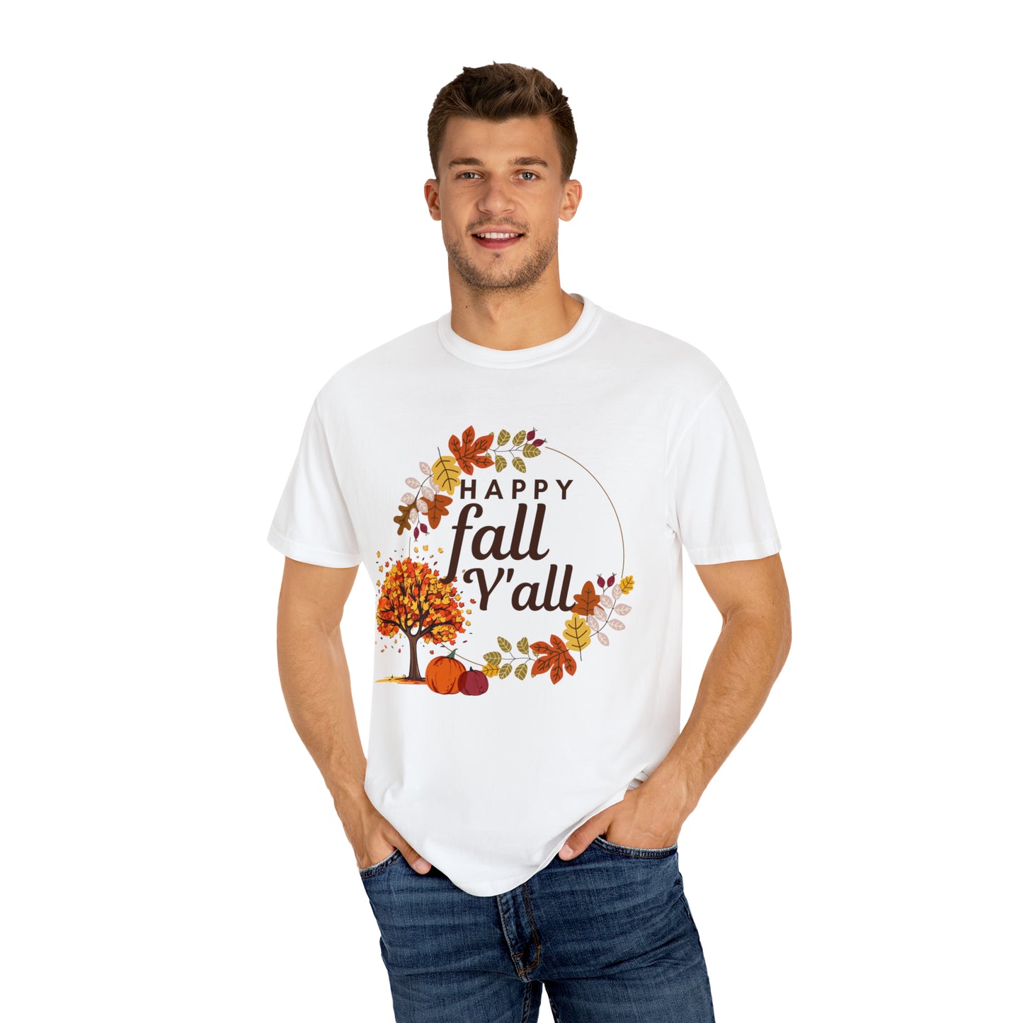 Happy Fall Y'all Gift for Fall, Funny fall shirts gift, autumn tee,