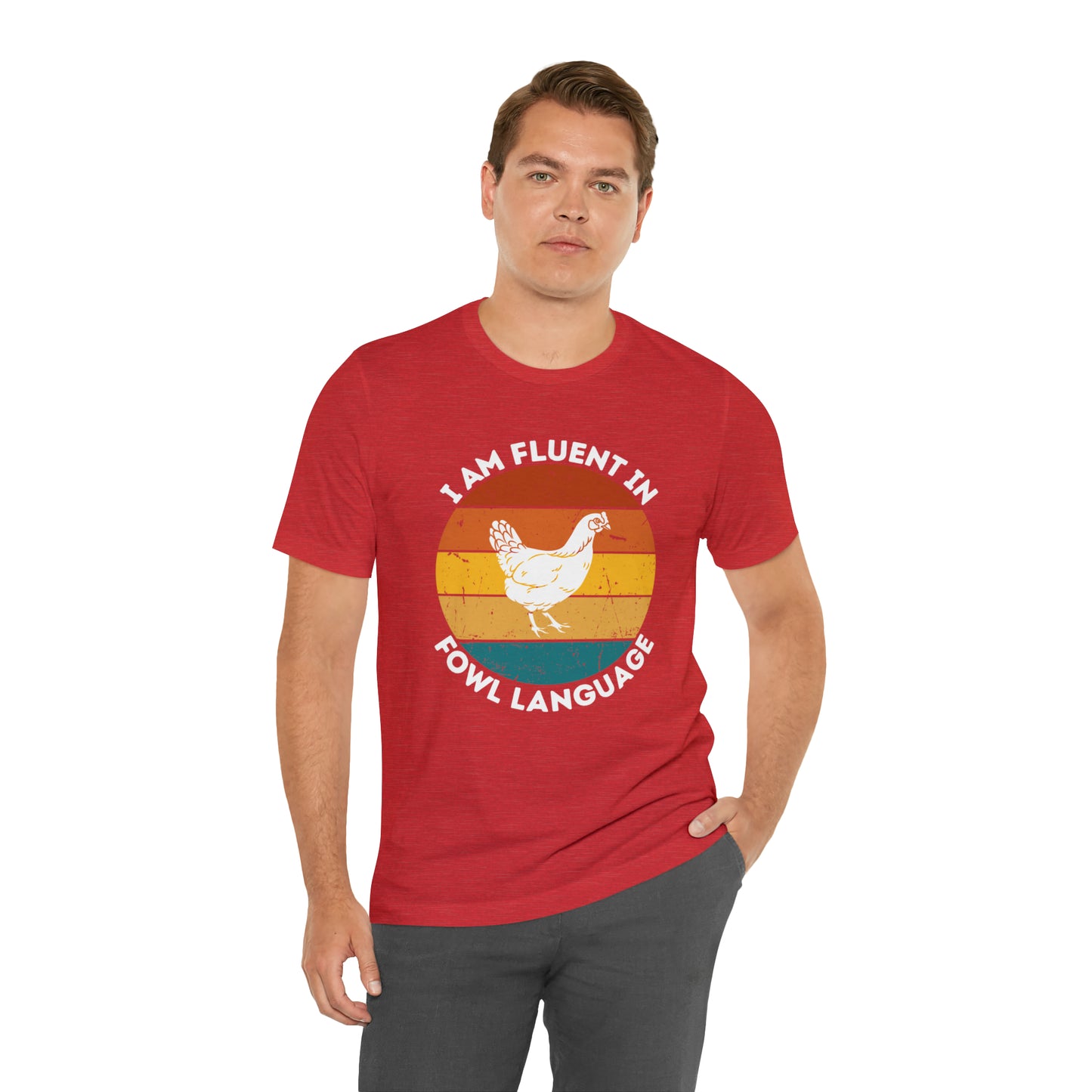 Funny Chicken Owner Gift, Farming Shirt for Farm Lover Shirt, Gift For Chicken Lover gift, Farmer Gift Shirt Chicken Tee Fowl Language shirt