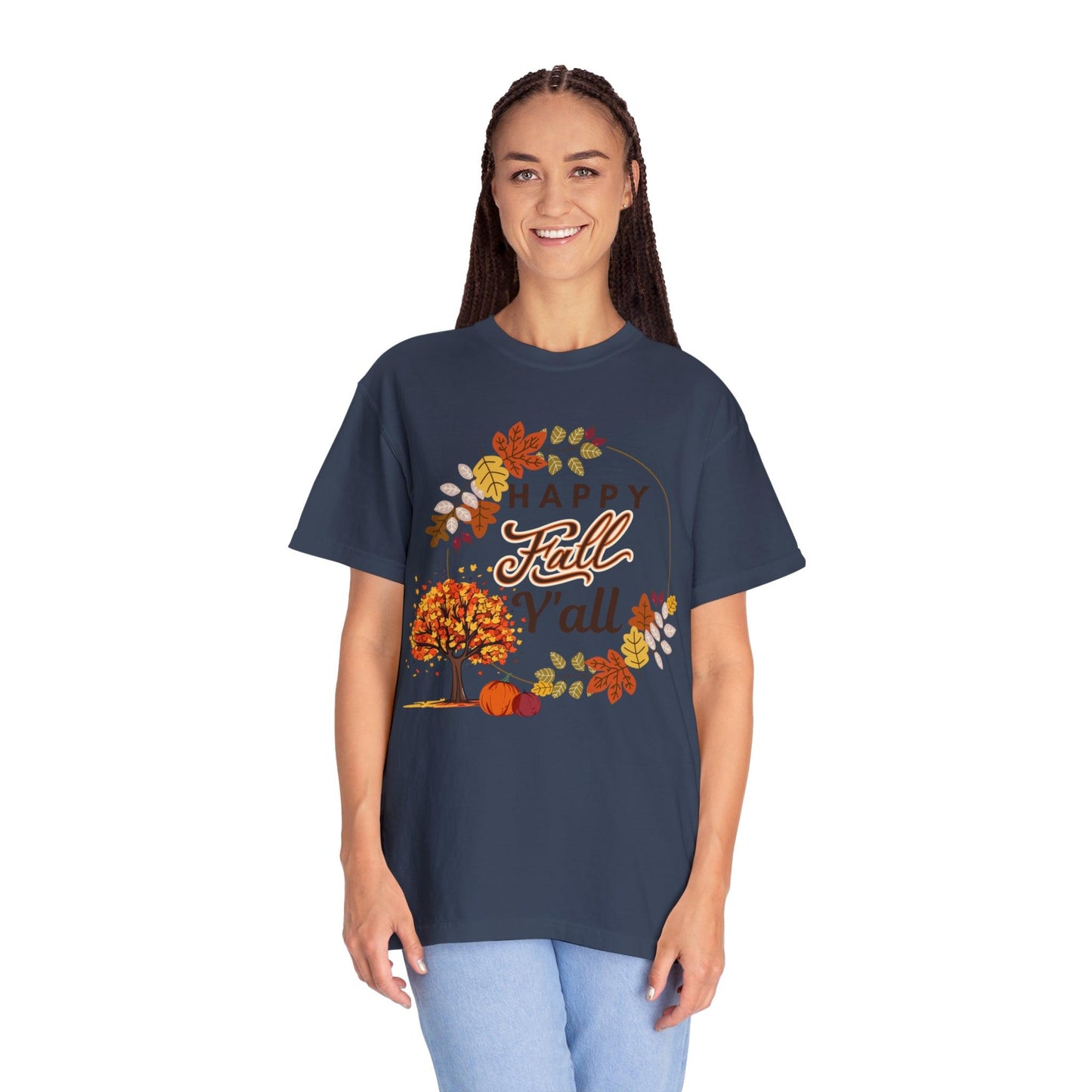 Happy Fall Y'all Gift for Fall, Funny Fall Shirts Gift, Autumn Tee, Fall TShirt - Giftsmojo