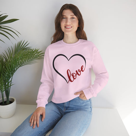 Heart Valentine Sweatshirt - Unisex