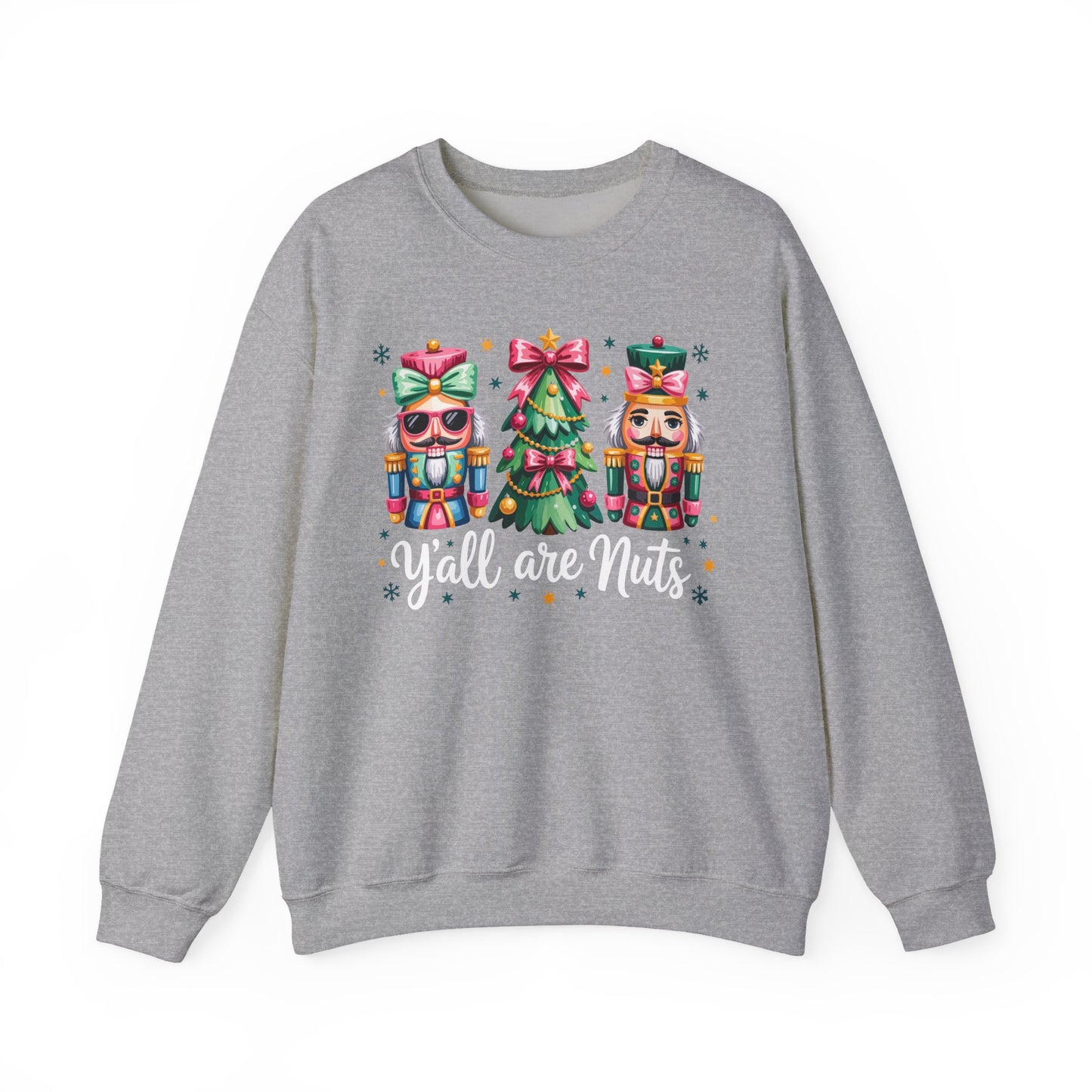 Nutcracker Characters and Christmas Tree Sweatshirt