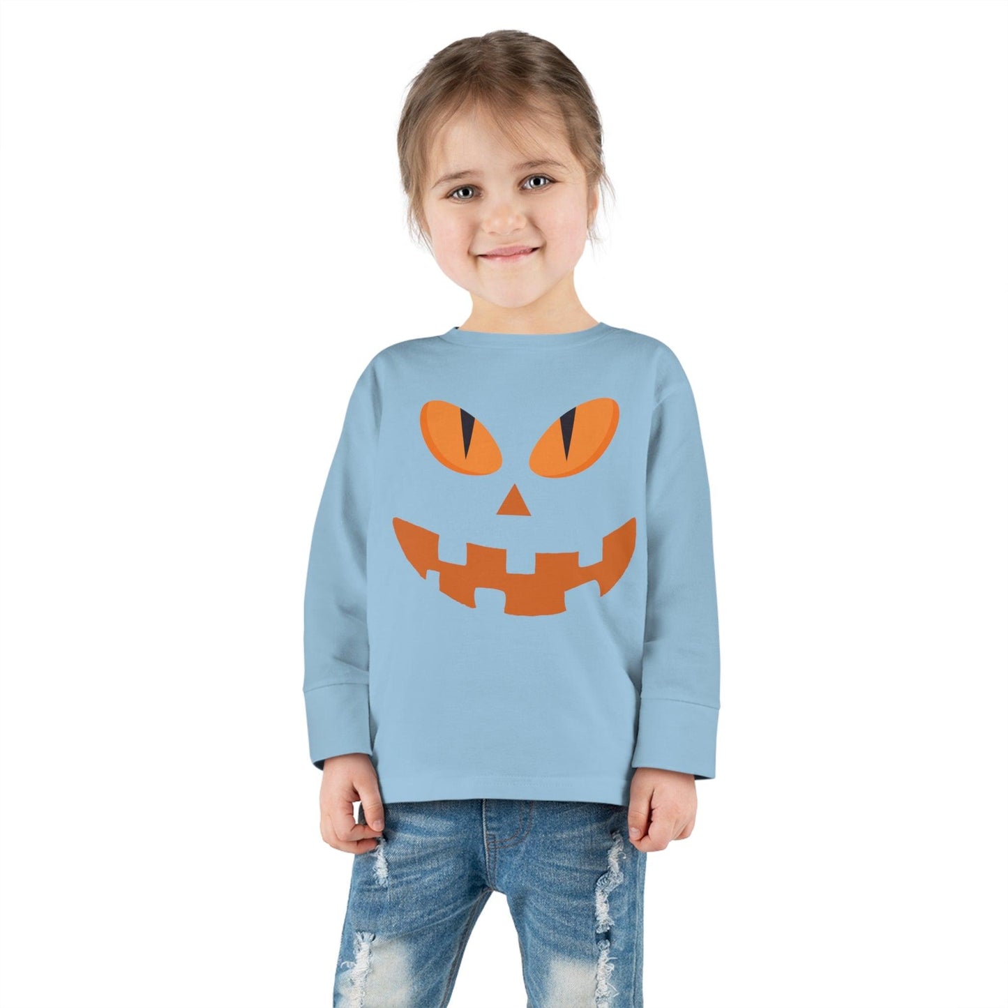 Kids Jack O Lantern Shirt Kids Halloween Pumpkin Face Shirt Kids Halloween Shirt Kids Long Sleeve Trick or Treat Outfit for Halloween - Giftsmojo