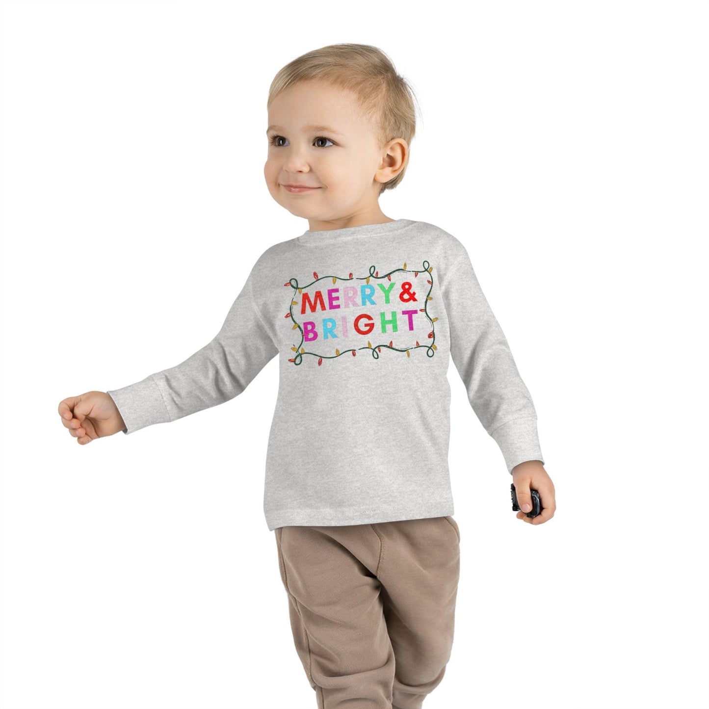 Toddler Christmas Shirt Toddler Christmas Long Sleeve Tee Kids Christmas Gift - Giftsmojo