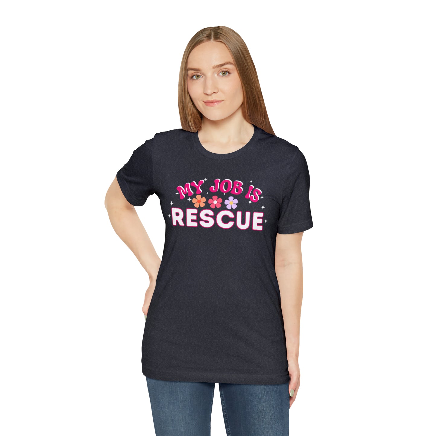 My Job is Rescue Shirt Firefighter Shirt Coast Guard Shirt Paramedic, Lifeguard,