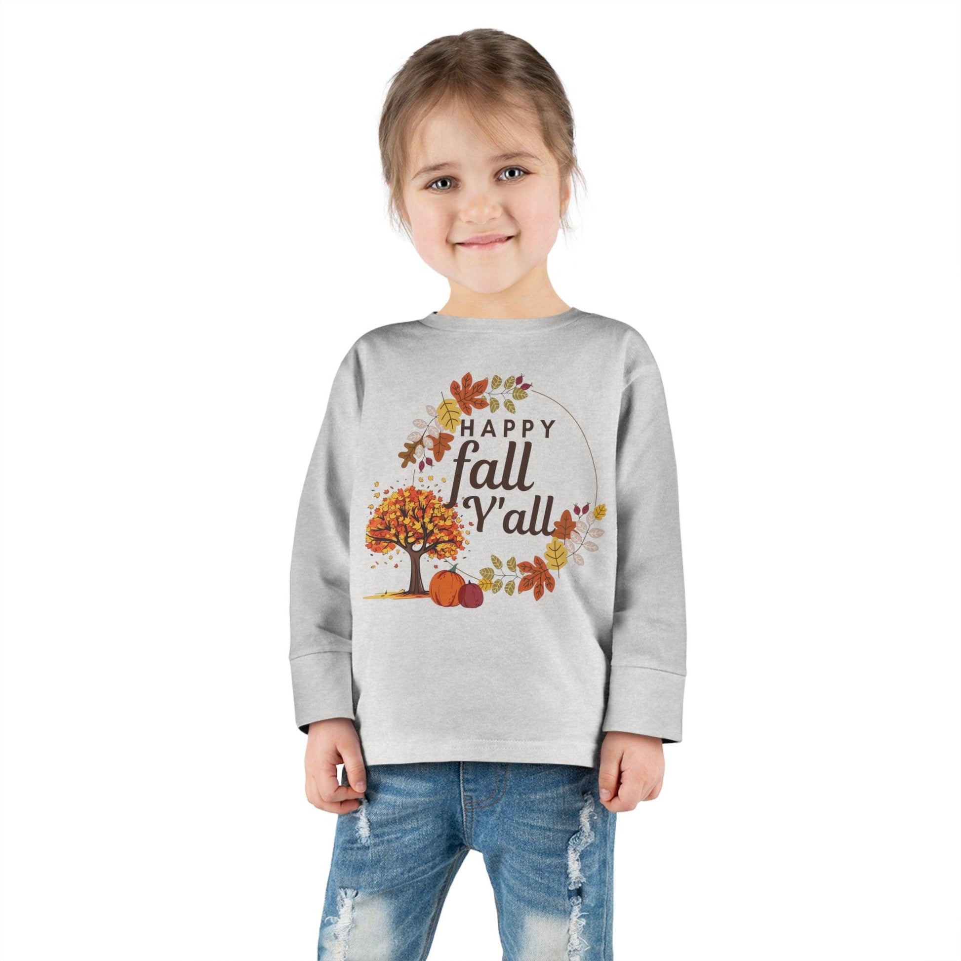 Kids Happy Fall Y'all Shirt Fall Shirt Kids Fall Gift Thanksgiving Gift Thanksgiving Outfit for Kids Halloween Shirt for Kids - Giftsmojo