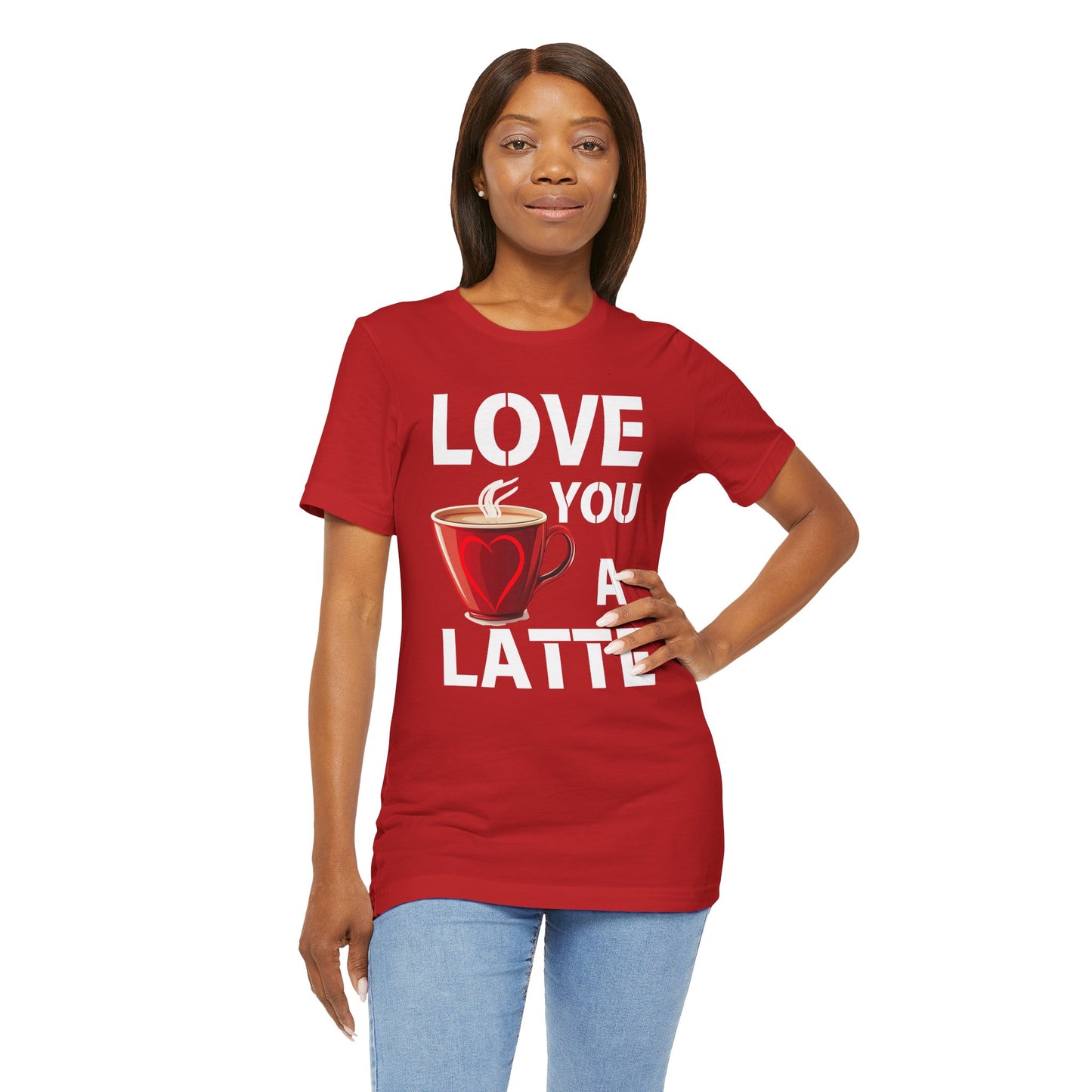 Coffee Lover Unisex Tee - Love You A Latte