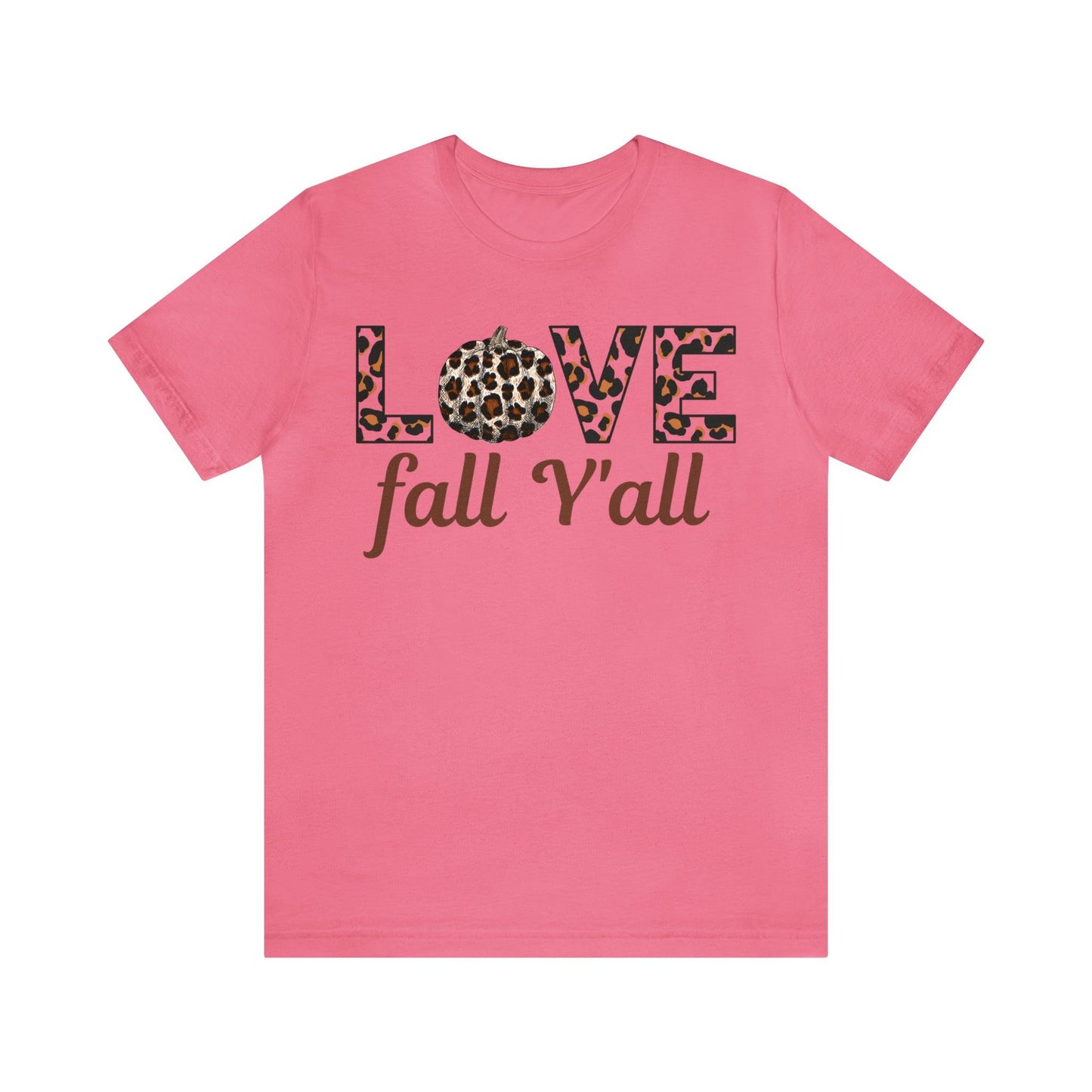 Leopard Print Love Fall Y'all Love Fall shirt Fall lover gift - Giftsmojo