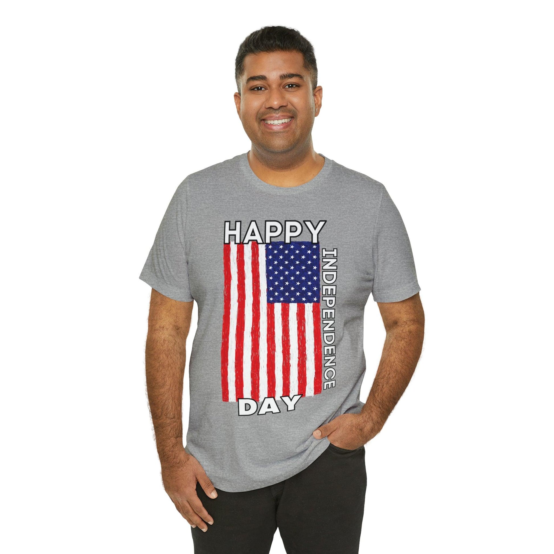 Show Your Patriotism with USA Flag Shirts: Independence Day, Fireworks, Freedom - Perfect for Women and Men on 4th of July - Giftsmojo