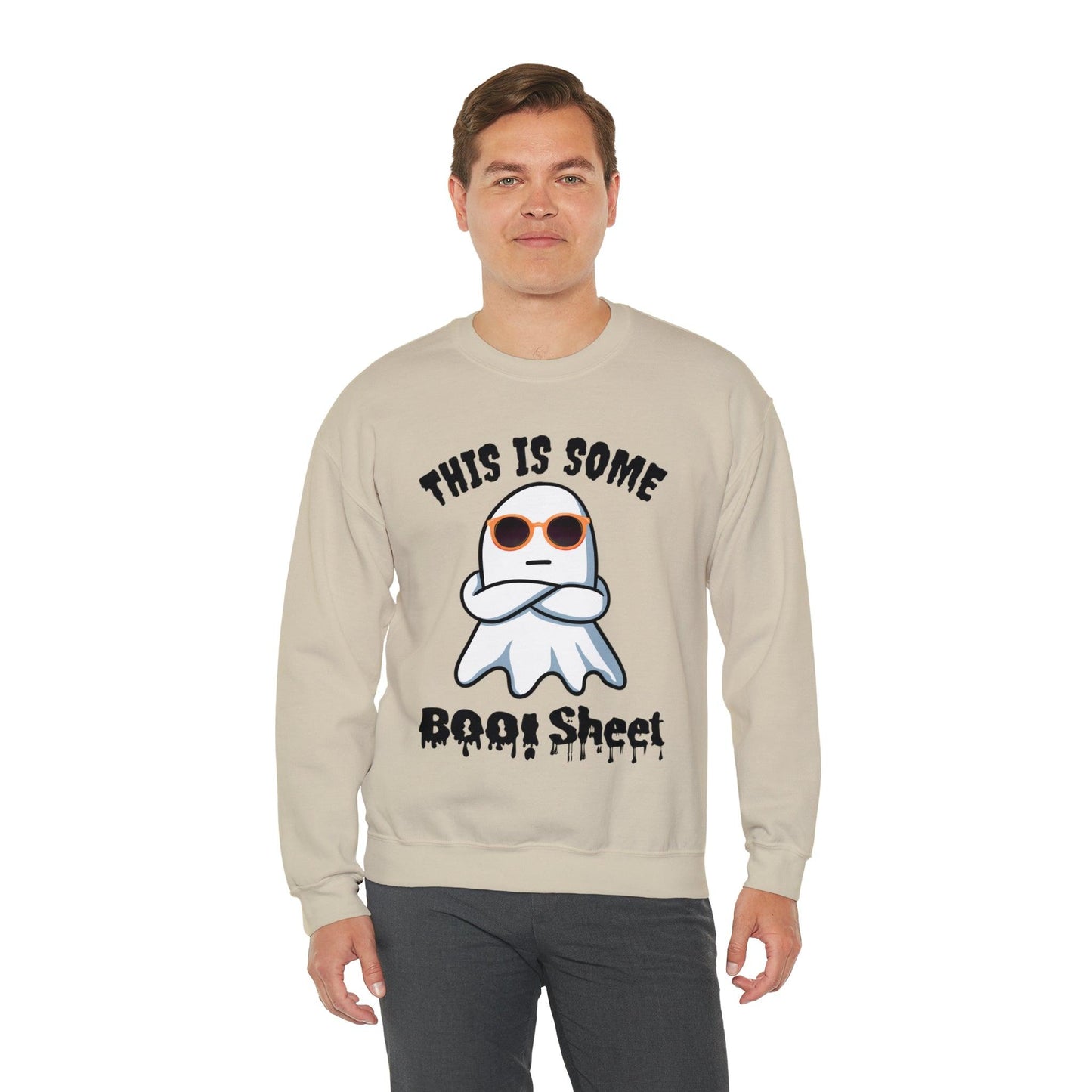 This Is Some Boo Sheet Funny HalloweenSweatshirt Funny Halloween Costume Spooky Season Tee Boo Ghost Sweatshirt Gift for Birthday Christmas - Giftsmojo