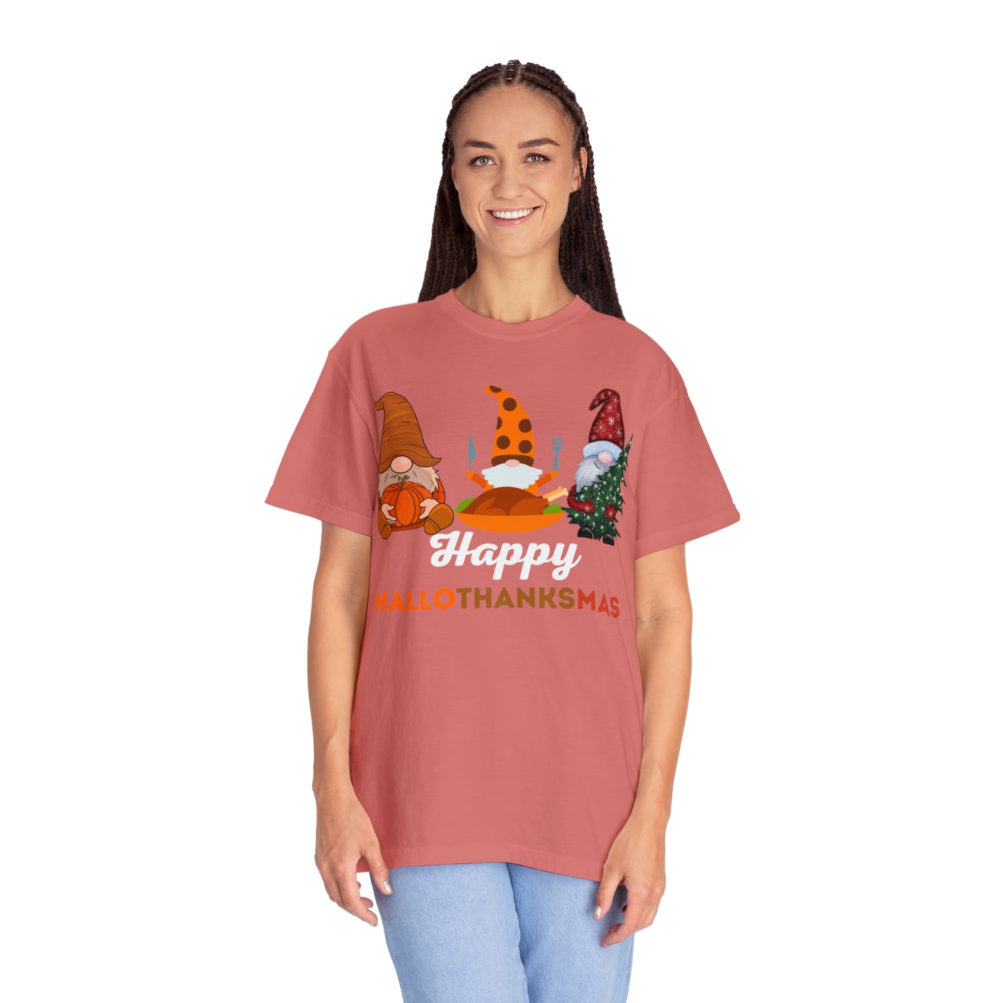 Happy HALLOTHANKSMAS Gift for Fall Halloween Thanksgiving Christmas Gift