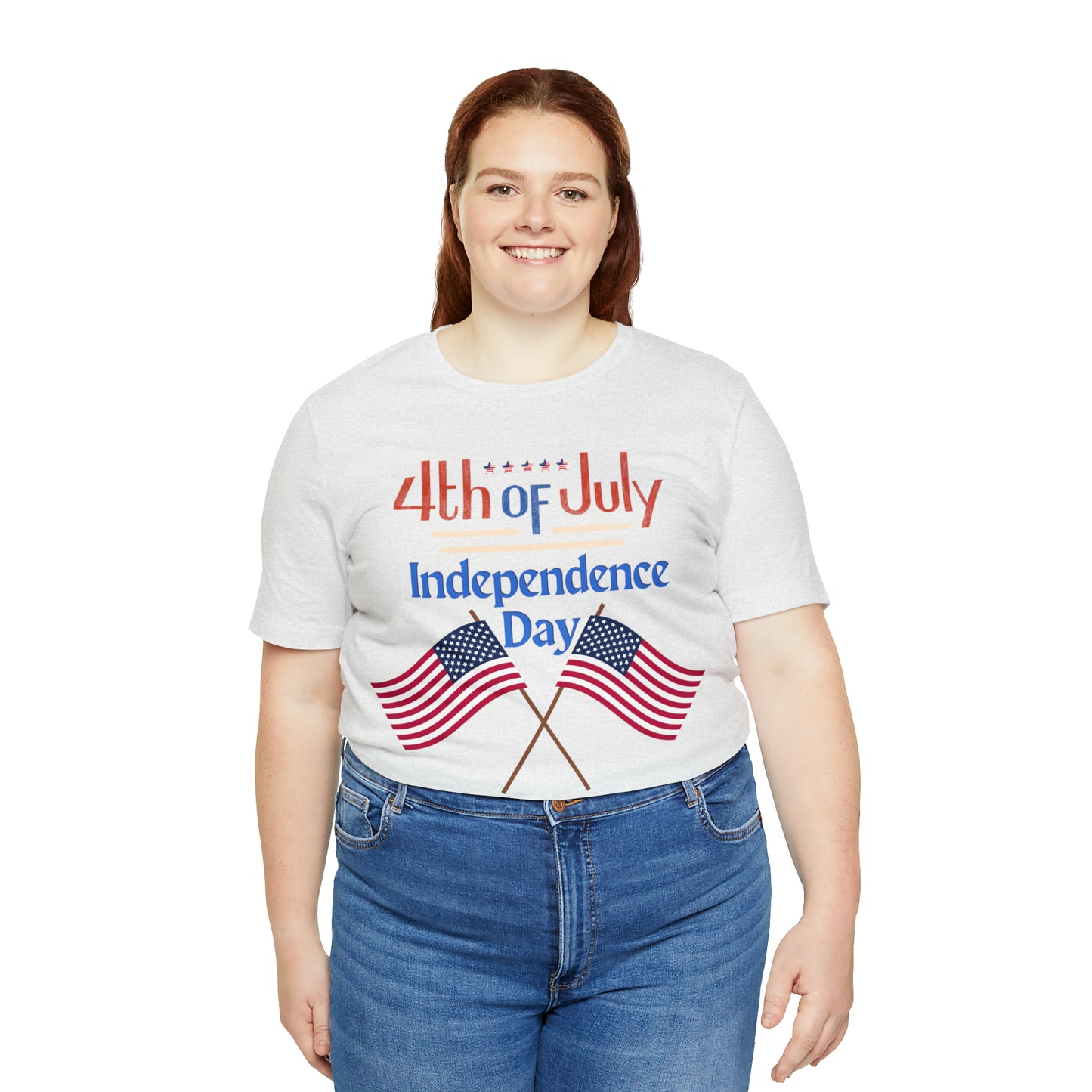 Express Your Patriotism with 4th of July Flag Shirt: Independence Day, Fireworks, Celebrating Freedom - Perfect for Women and Men